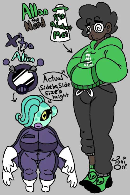[ToniOniBony] Allan and X'tra ???????? (OC By Tonionibony)