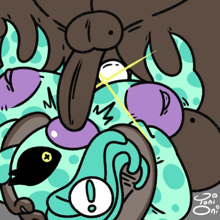 [ToniOniBony] Allan and X'tra ???????? (OC By Tonionibony)