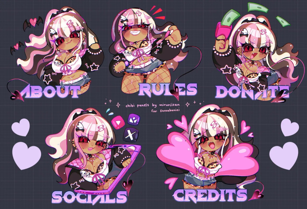 [various] Succubunni (VTuber by Cinnabus)