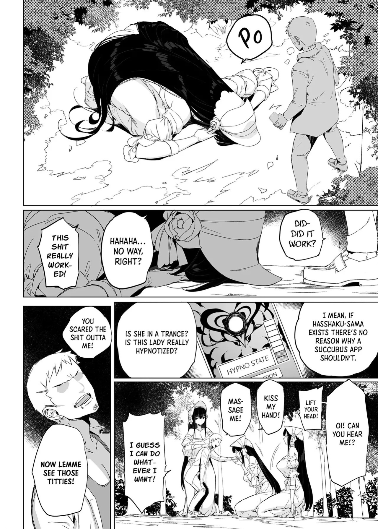 [AOKIHOSHI (Akaiguppy)] Hasshaku-sama ni mo Kiku Densetsu no Inma Appli!? | Even Hasshaku-Sama is Affected by the Legendary Succubus App!? [English] [Digital]