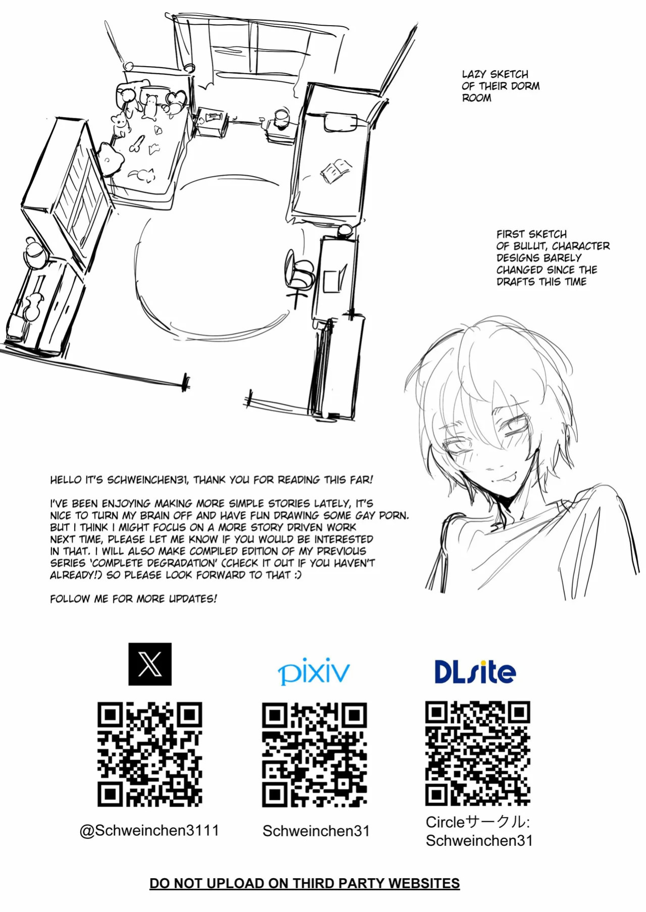 [Schweinchen31] Dosukebena Roommate o Wakara Seru Hanashi | Teaching My Perverted Roommate a Lesson [English] [Decensored]