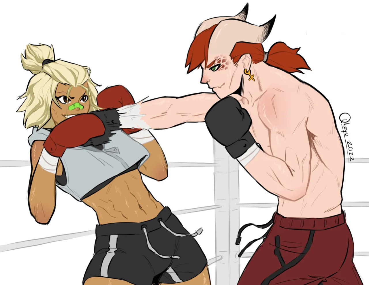 [Spicymancer / various] Rumble After Dark (fighting game OCs)