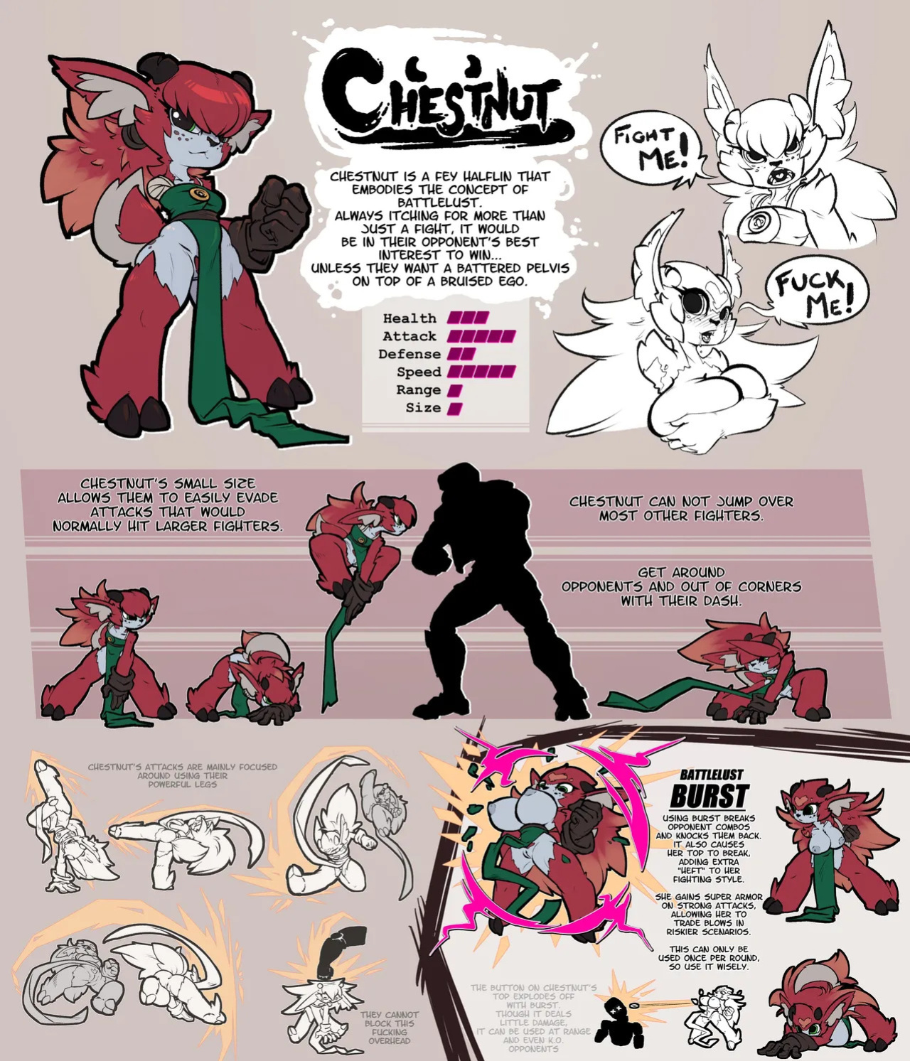 [Spicymancer / various] Rumble After Dark (fighting game OCs)