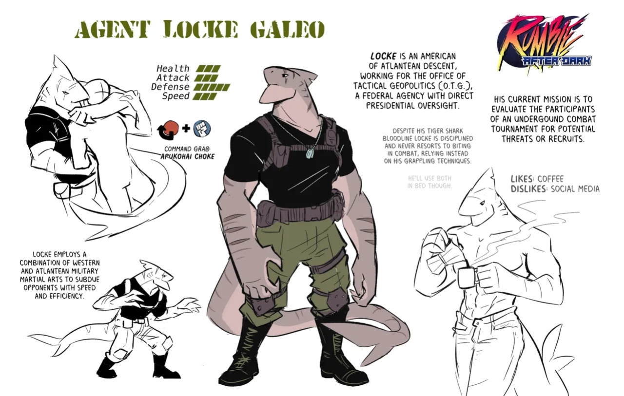 [Spicymancer / various] Rumble After Dark (fighting game OCs)