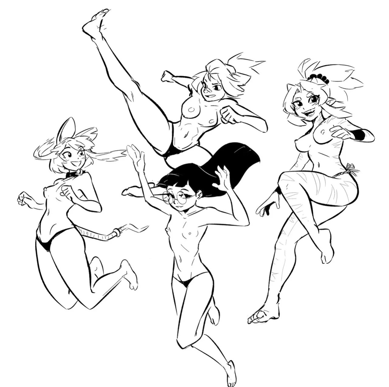 [Spicymancer / various] Rumble After Dark (fighting game OCs)