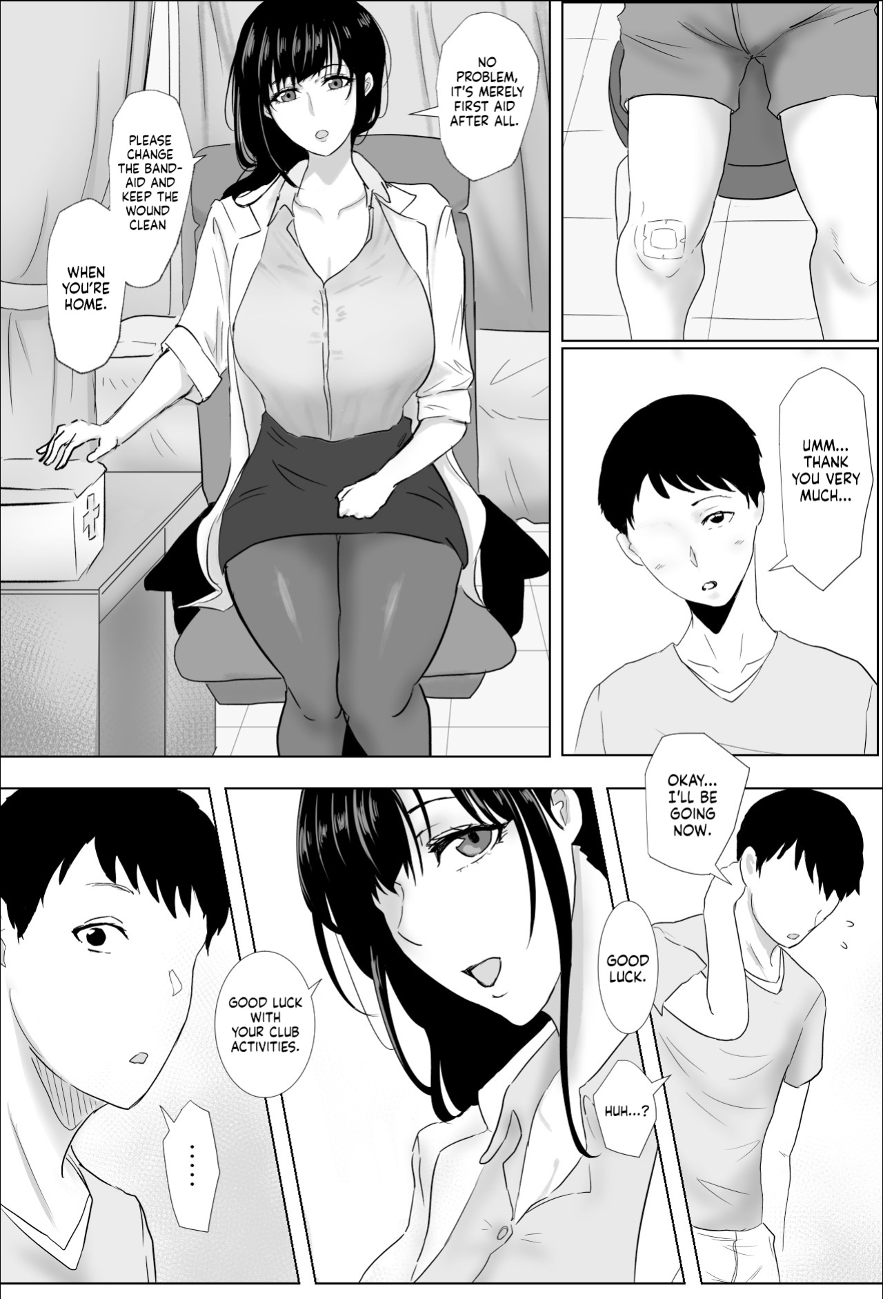 [Bachiuma (Tomii Roba)] Hokenshitsu no Sakakibara Sensei | Ms. Sakakibara, the School Nurse [English] [NudeSalad]