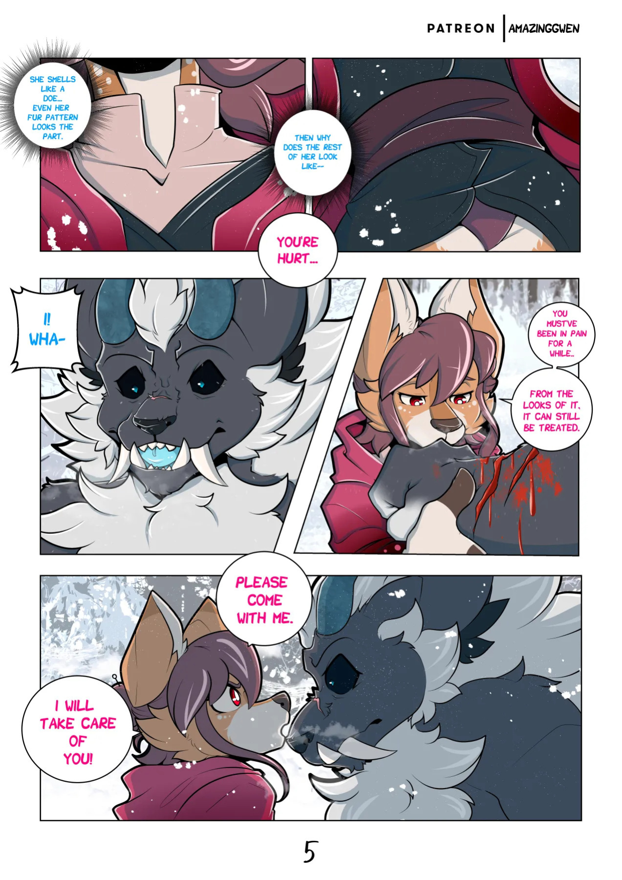 [Amazinggwen] Red Blossom & Winter Snow [English] [Ongoing]