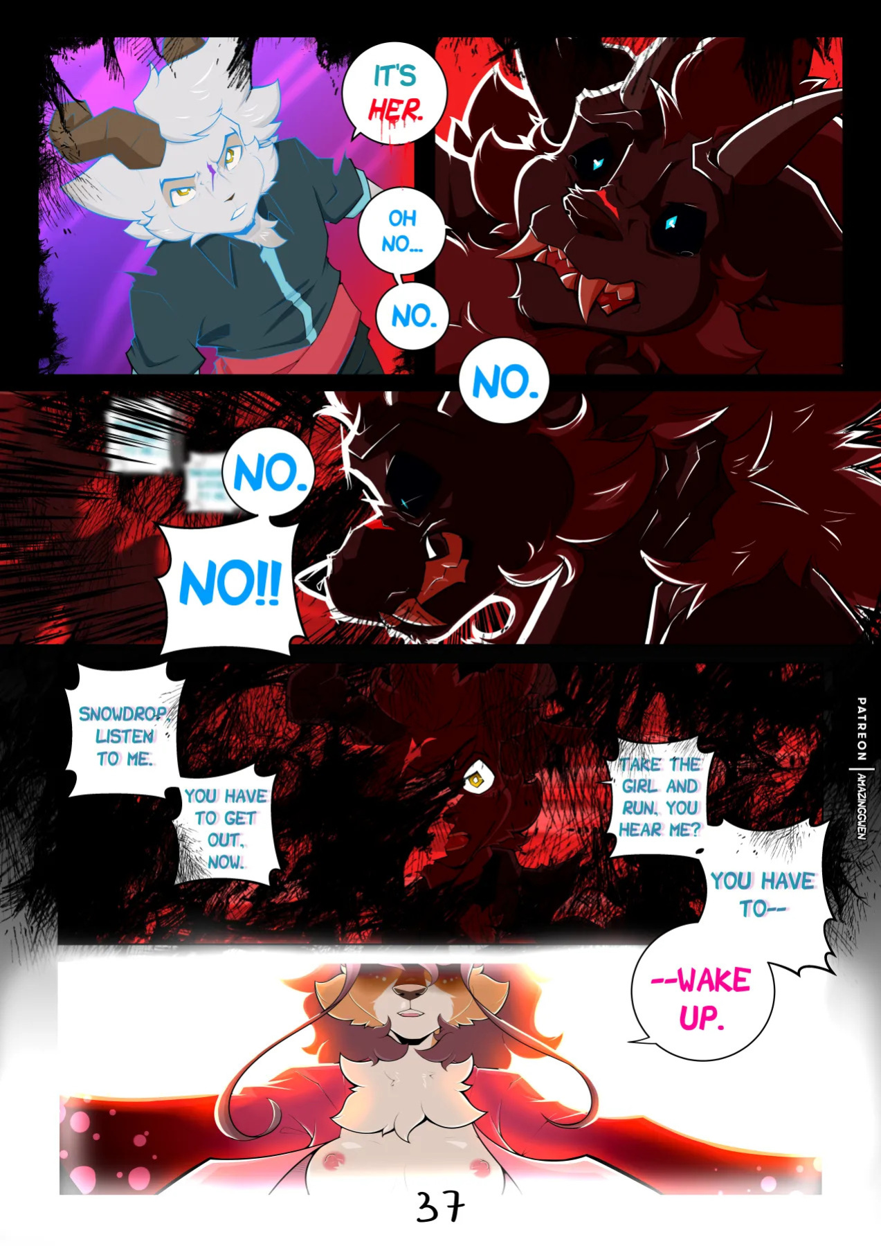 [Amazinggwen] Red Blossom & Winter Snow [English] [Ongoing]