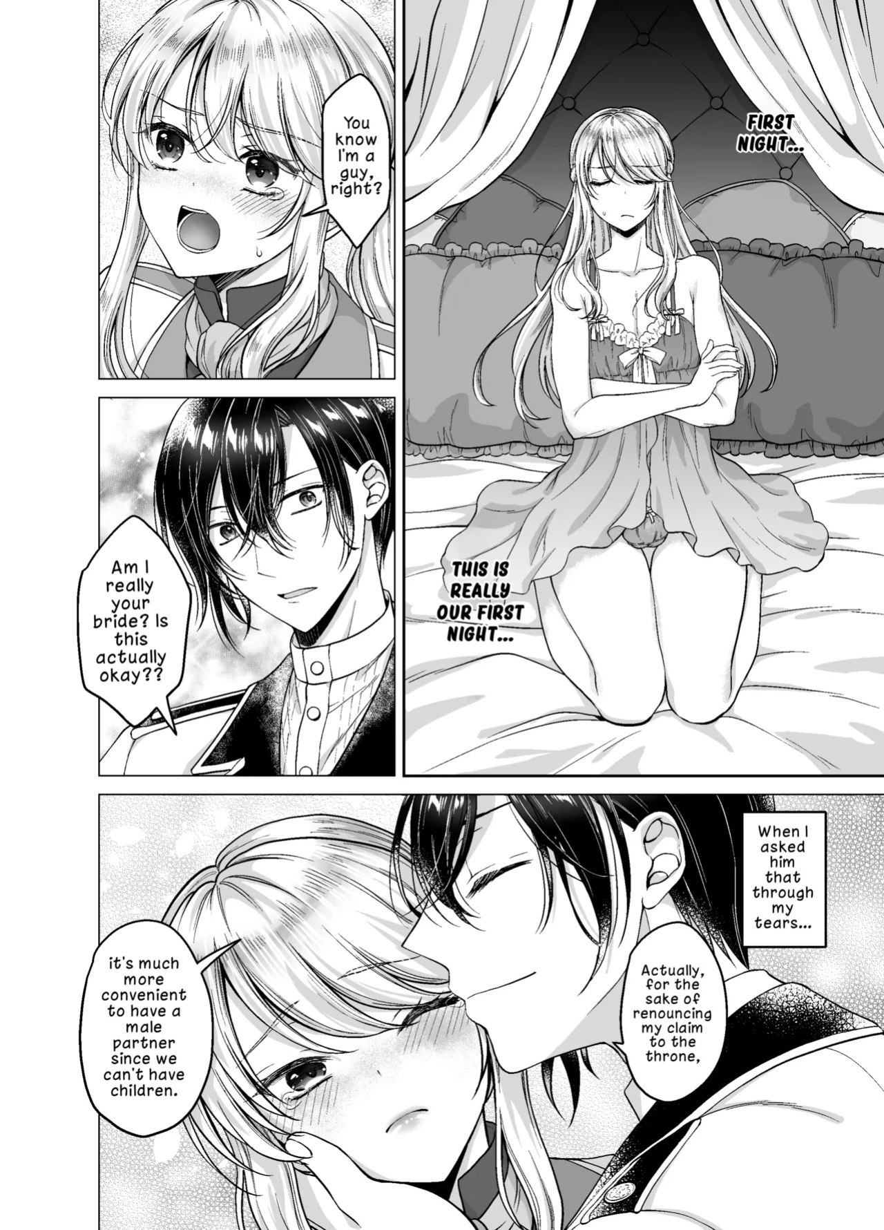 [Honey Bunny (Kohachi)] Bishounen ni Tensei shita node Ukkari Josou Shitara, Outei Denka ni Totsugasareta Ken | Because I Reincarnated as a Beautiful Boy and Accidentally Crossdressed, I Was Married Off to His Highness the King's Brother [English] [LKK•Sc