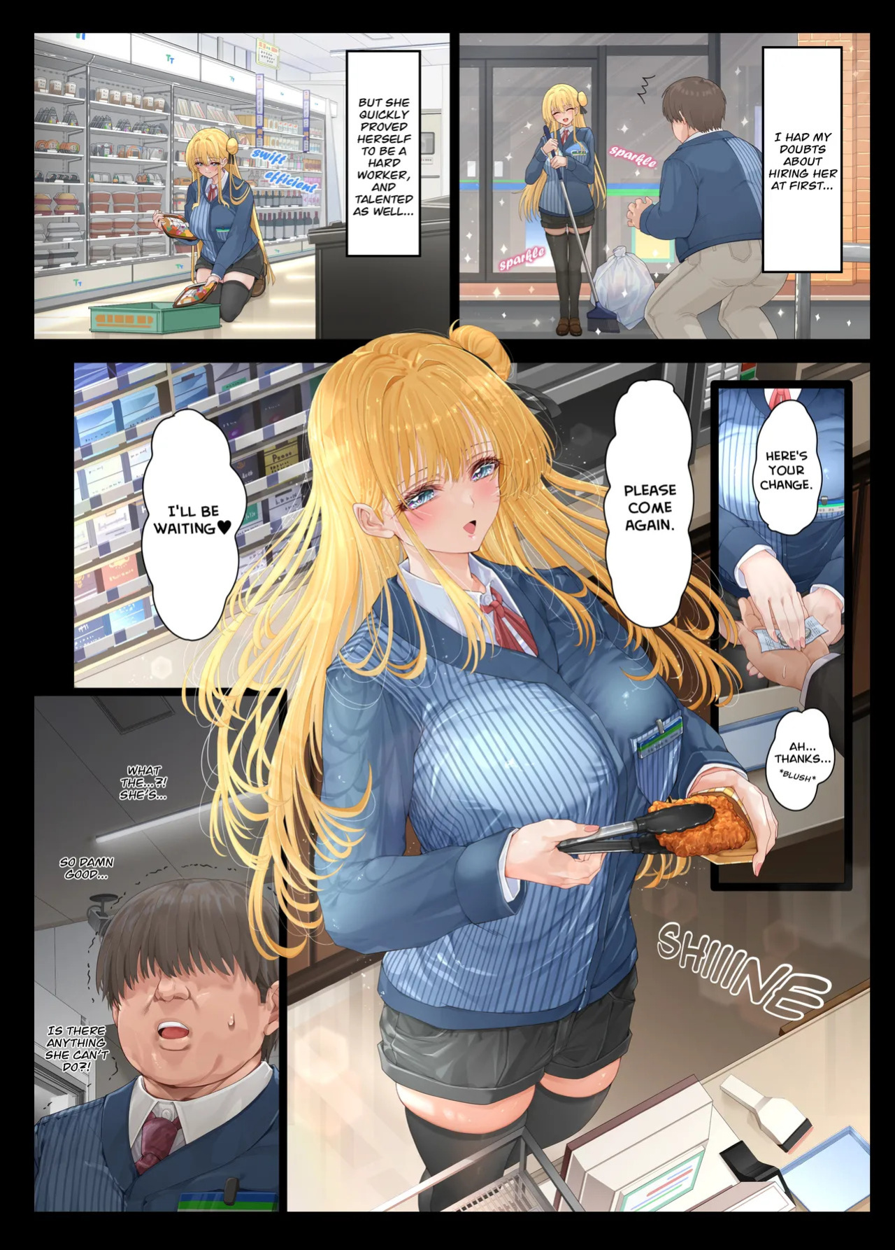 [Mille-Crepe (Chibigon)] Tenchou... Tsugi wa Shippai Shimasen karaa... | Manager... I won't let you down again... [English]