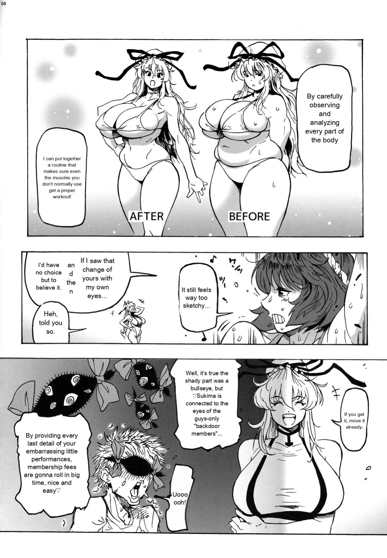 Kanako-sama no Aerobiyori (Touhou Project) [English] [AI Translate]