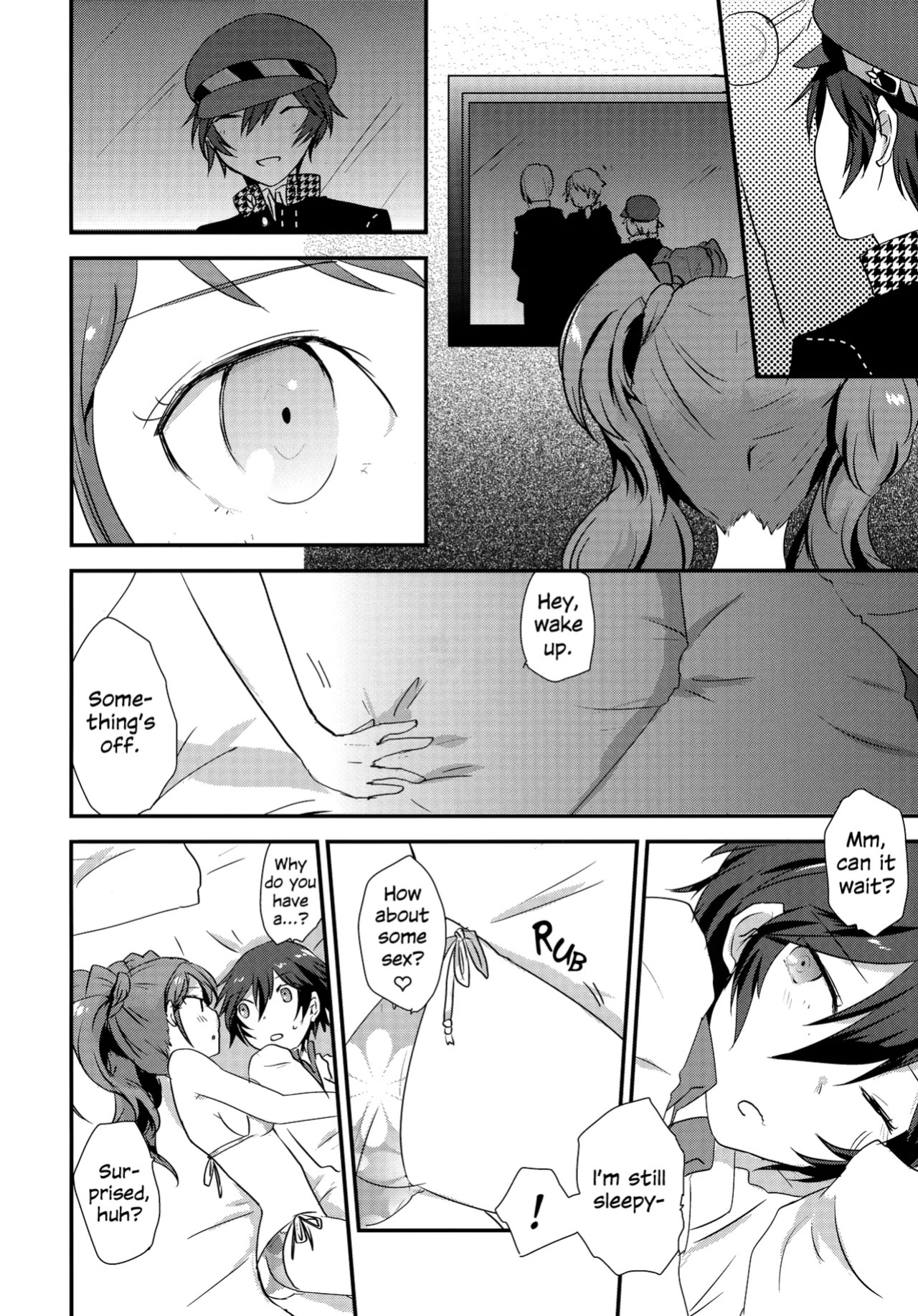 (Futaket 12) [MEGANE81 (Shinocco)] Otona no Tochuu | Girlishness (Persona 4) [English]