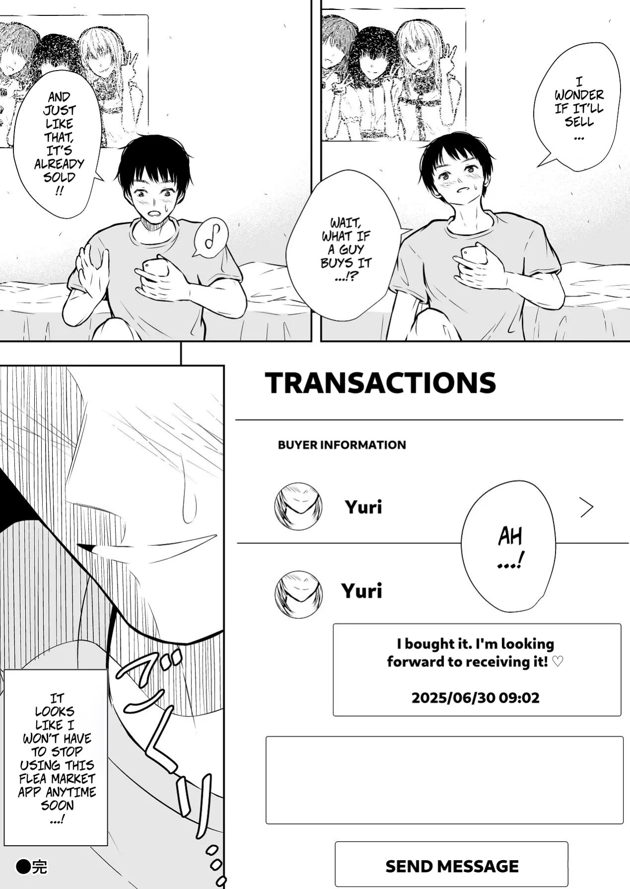 [Ikedaya] Saikin Hayari no FleaMa Appli de wa, Manko mo Kaerurashii | Lately, You Can Even Buy Pussy on Flea Market Apps [English] [CopyOf]
