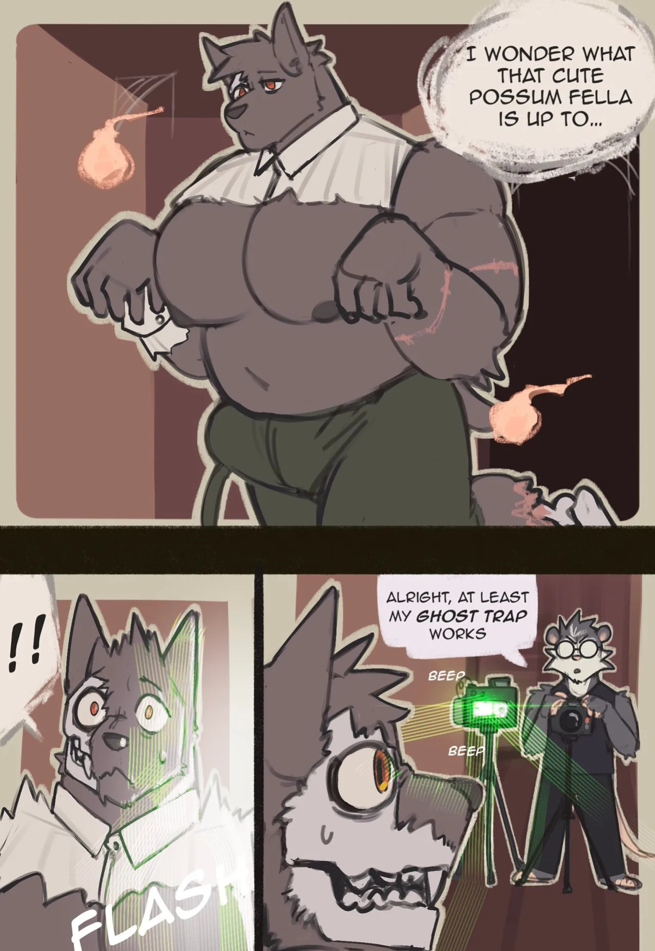 [Kaviaar] The Ghost and Nolan Opossum (Ongoing)