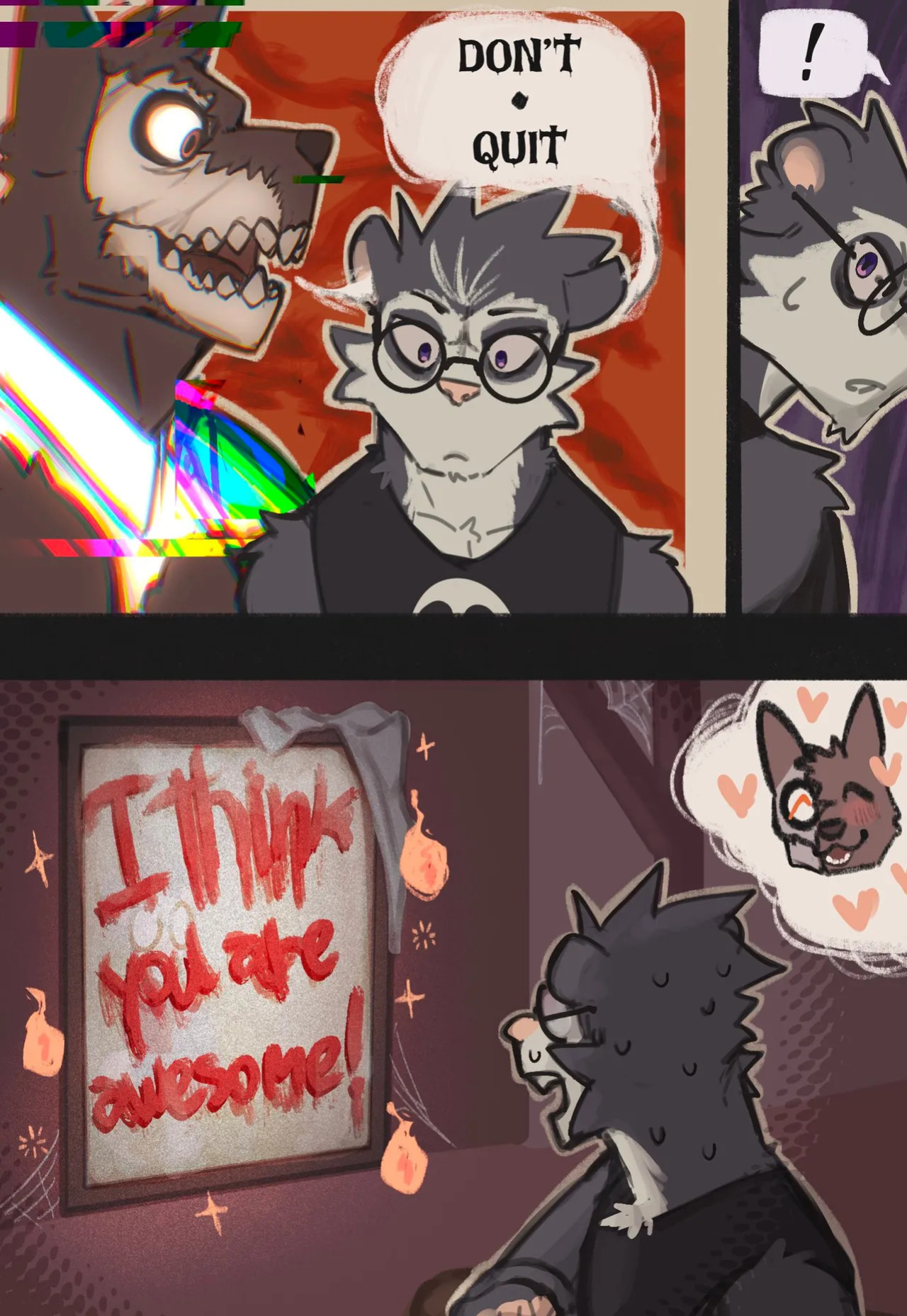 [Kaviaar] The Ghost and Nolan Opossum (Ongoing)