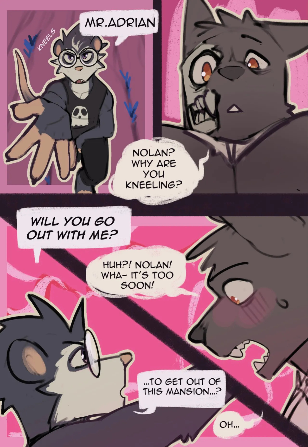 [Kaviaar] The Ghost and Nolan Opossum (Ongoing)