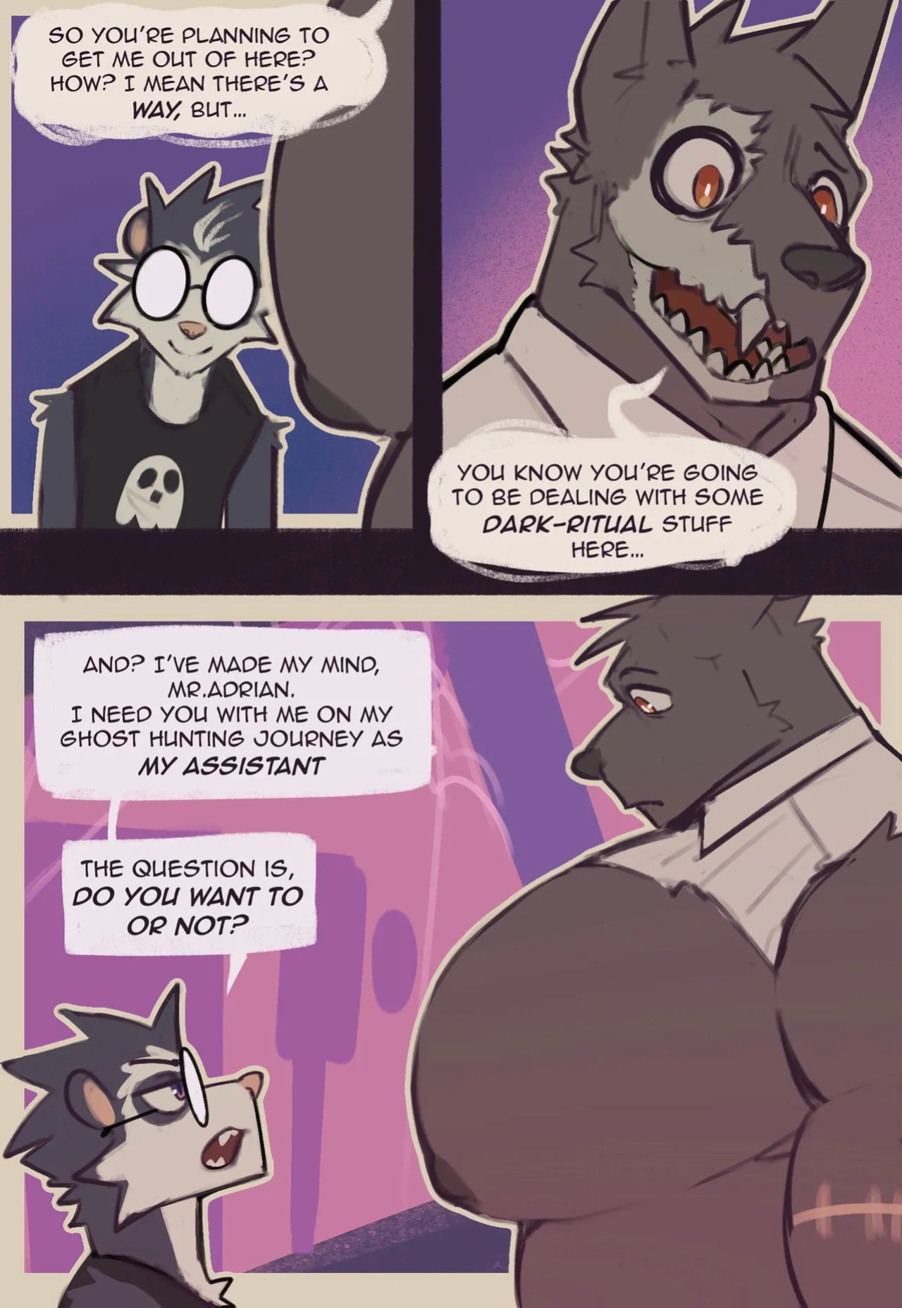 [Kaviaar] The Ghost and Nolan Opossum (Ongoing)