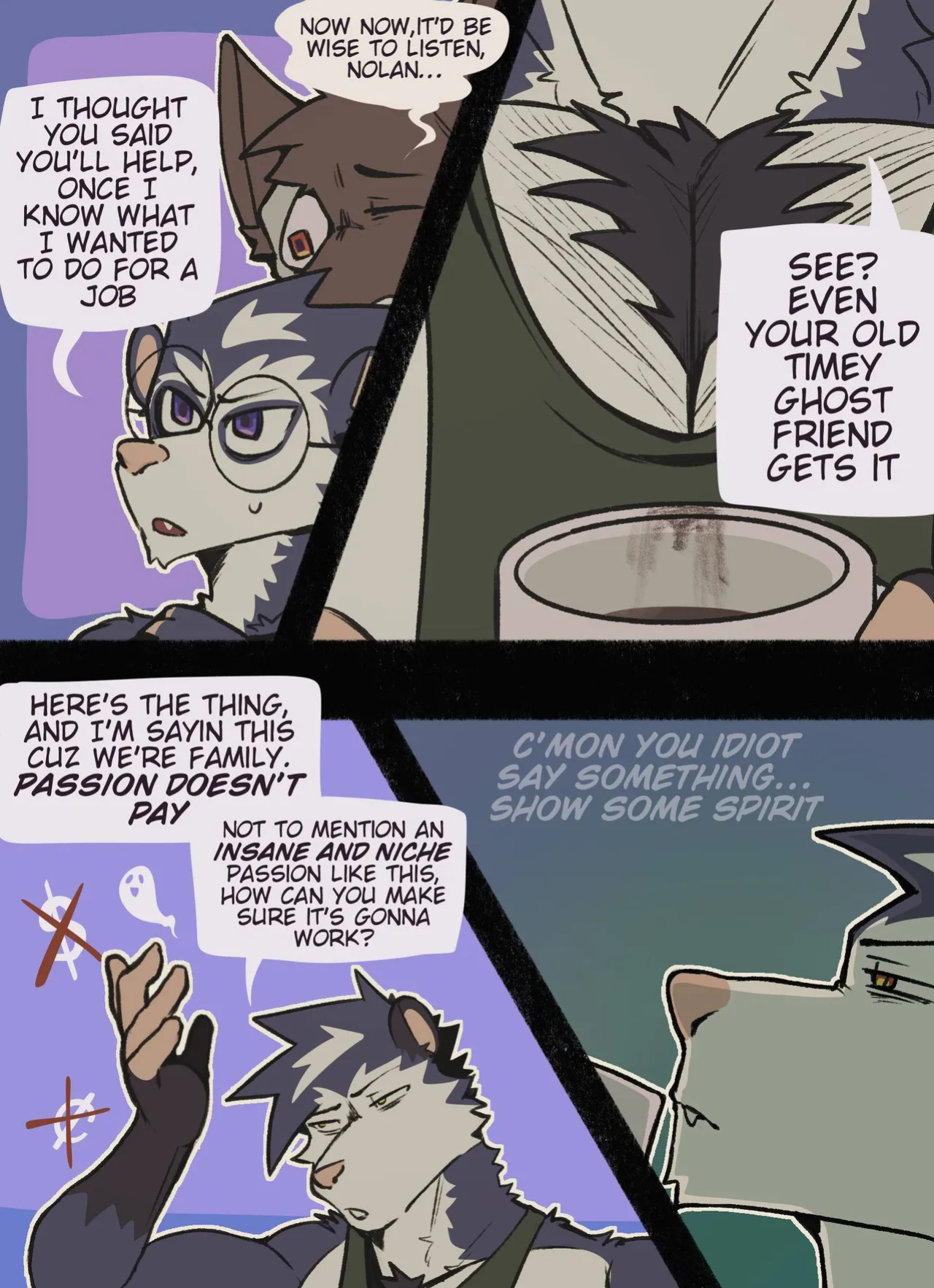 [Kaviaar] The Ghost and Nolan Opossum (Ongoing)