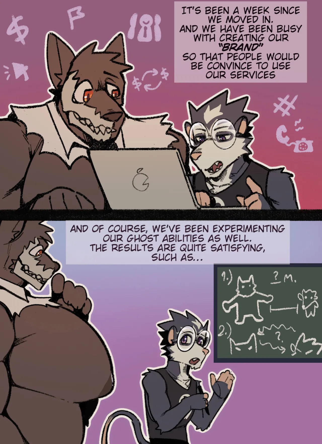 [Kaviaar] The Ghost and Nolan Opossum (Ongoing)