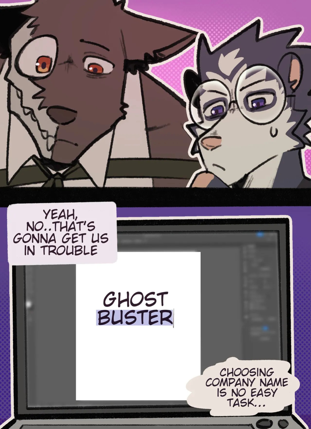 [Kaviaar] The Ghost and Nolan Opossum (Ongoing)