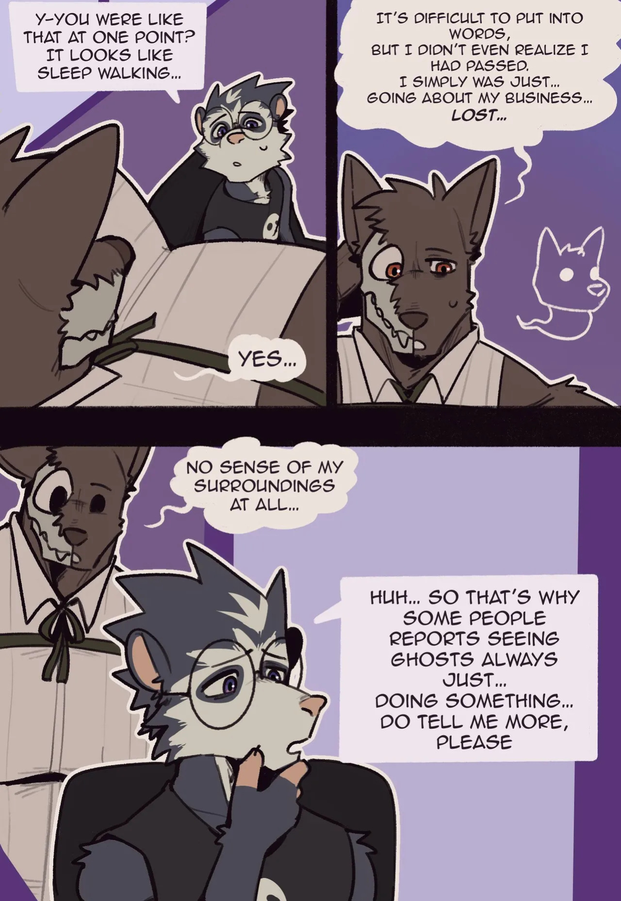 [Kaviaar] The Ghost and Nolan Opossum (Ongoing)