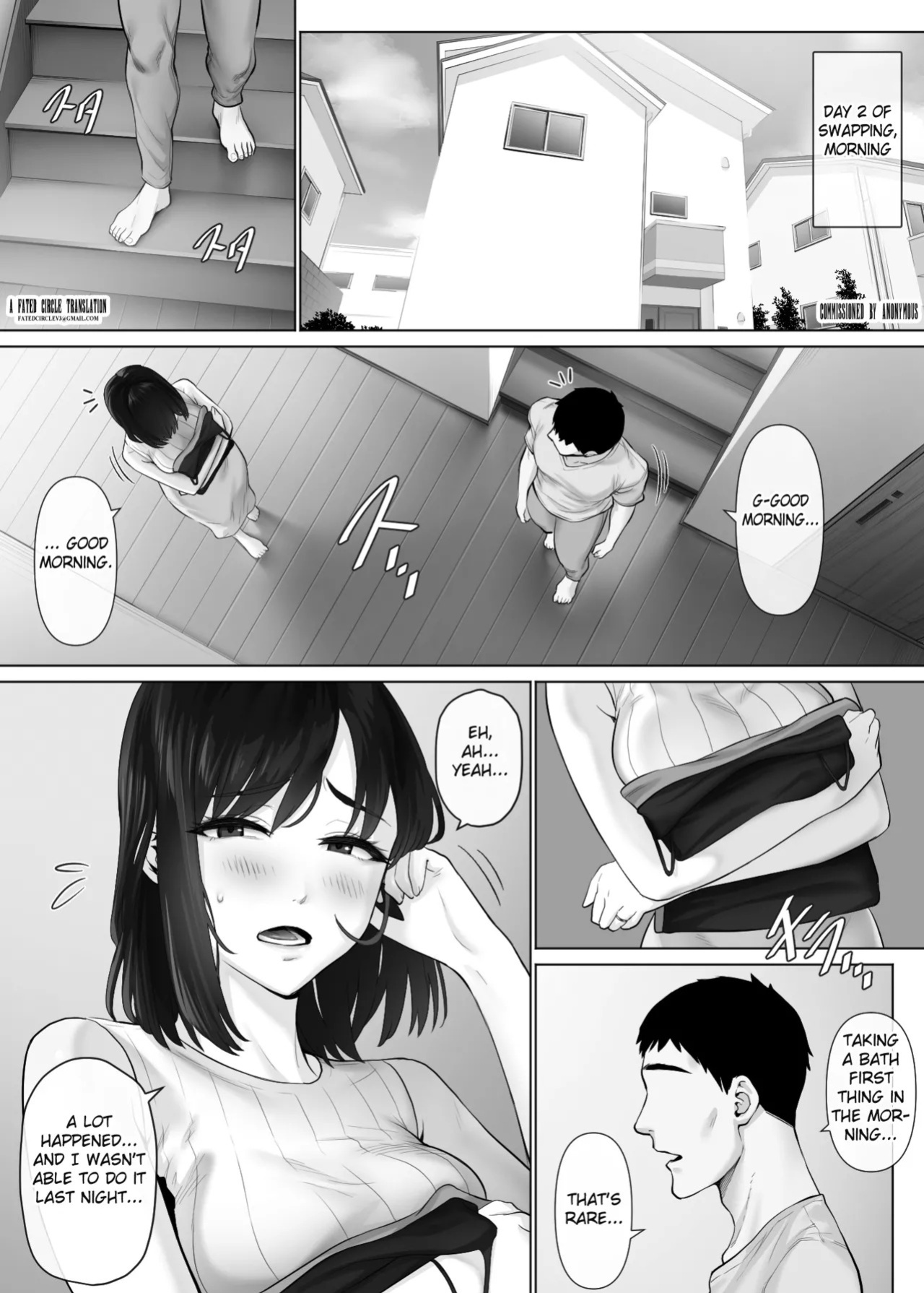 [Mitsumitsu Niku (Hikitogu)] LeveChi na Swapping 3 ~Honrosareru Fuufu Hen~ | Swapping on a Whole New Level 3 ~The Couple At The Mercy Of Others~ [English] [Fated Circle]