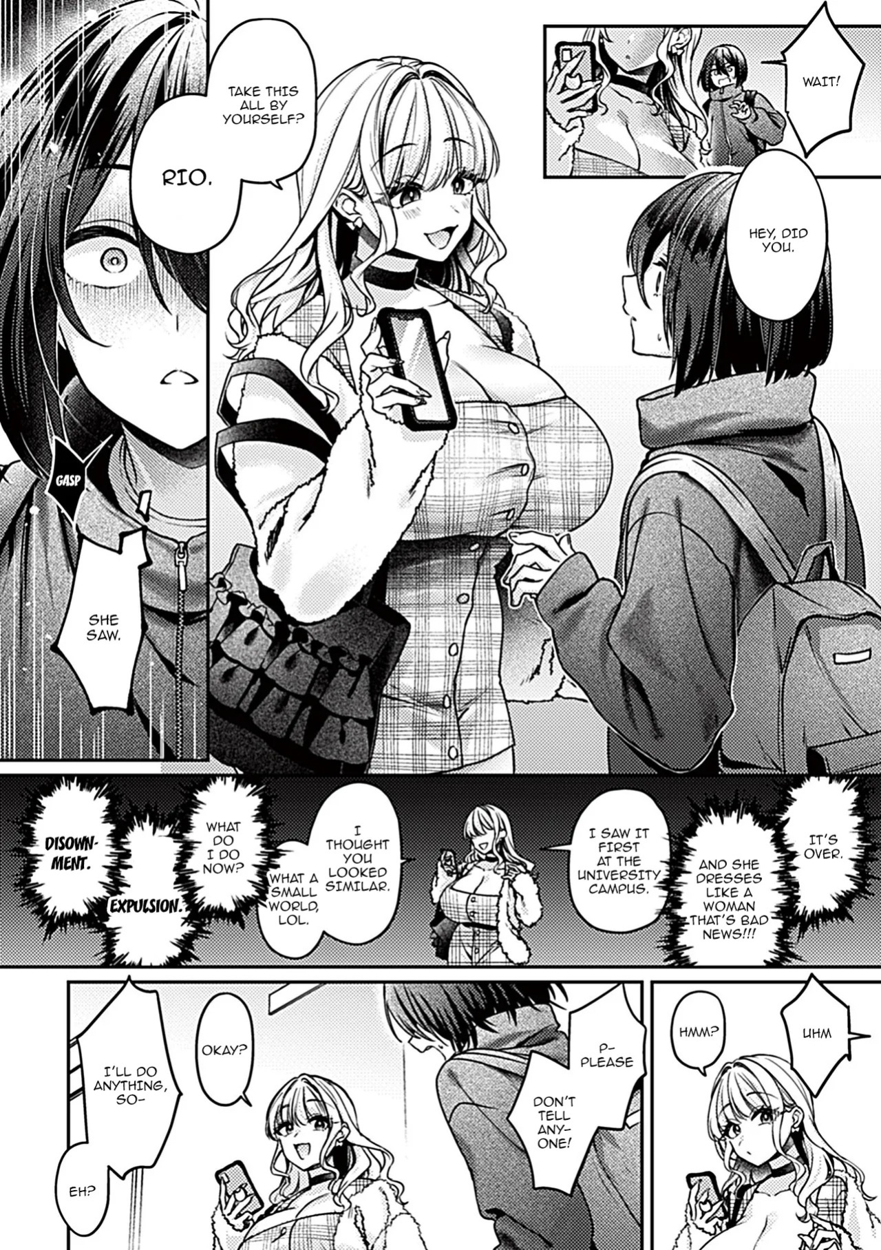 [Izumi Hachi] Tsuyotsuyo Gyaru no Inkya Ikusei Keikaku Ch. 1-2 | A Forceful Gyaru's Shy Man Raising Project Ch. 1-2 (COMIC GEE vol.36, 38) [English] {Doujins.com}