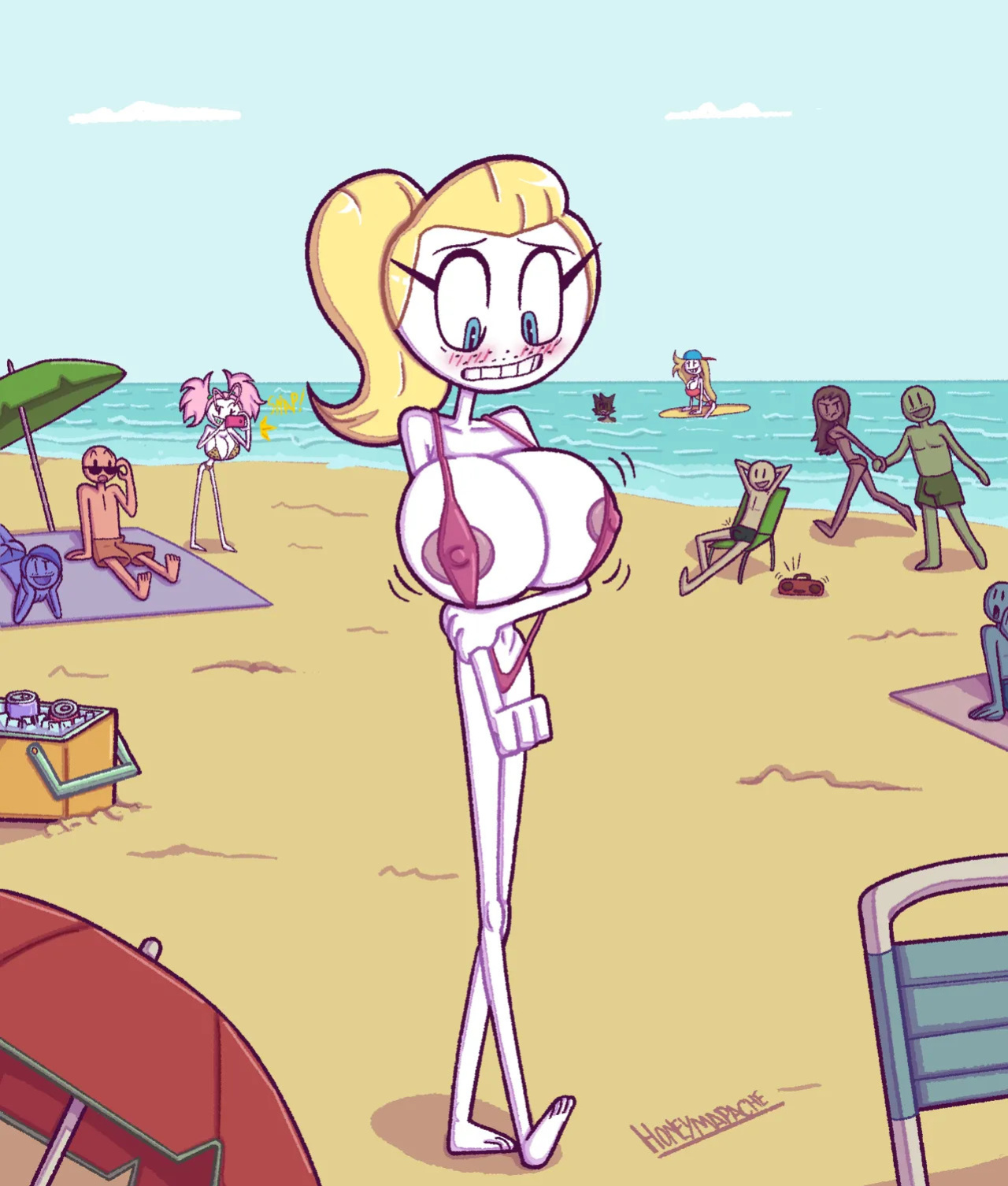 [HoneyMapache] Patricia (@Giraffemonger's OC)