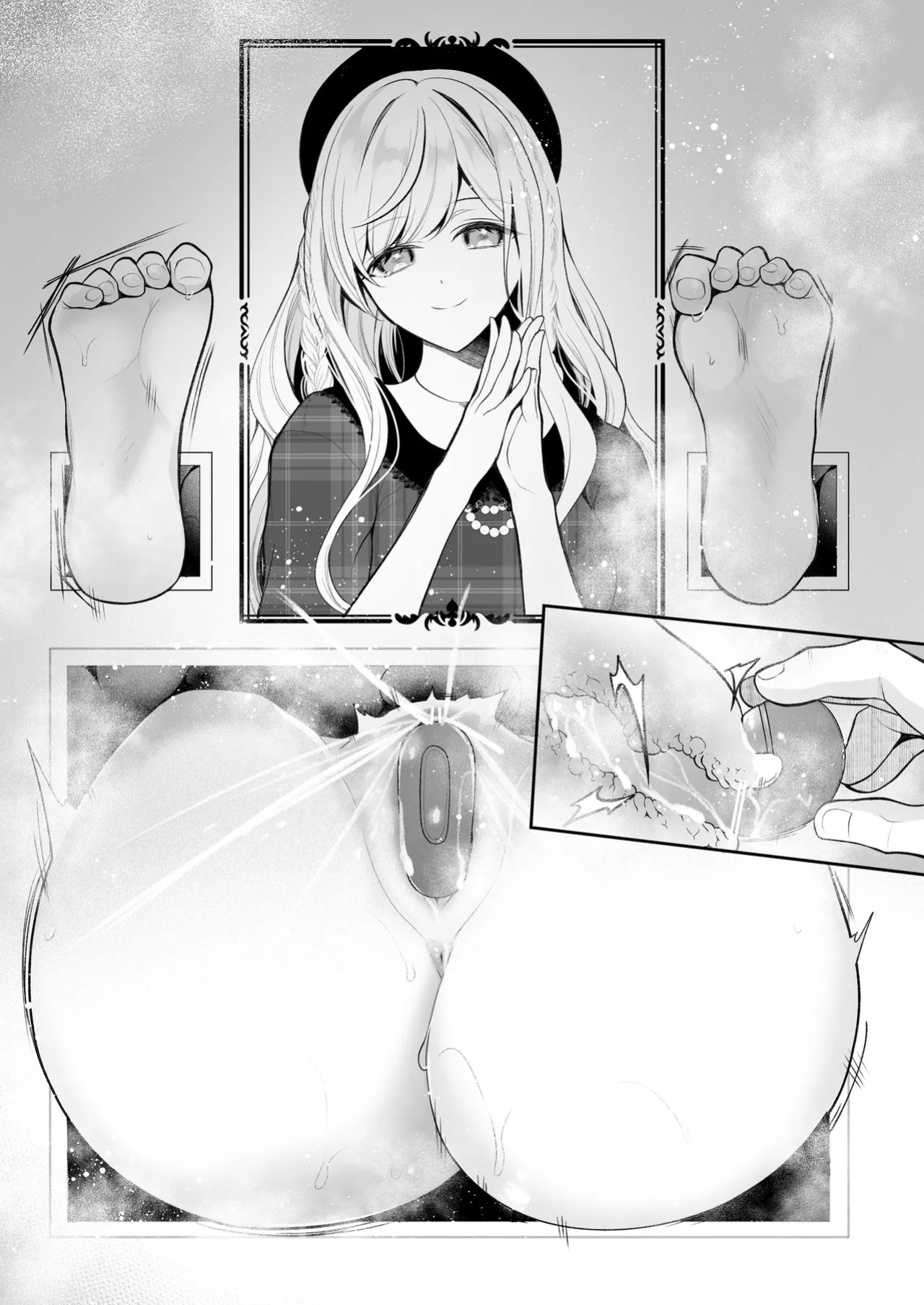 [Nanasaki] [English ver.／Comic] Wall Ass Sales Idol Debut Manga 8page