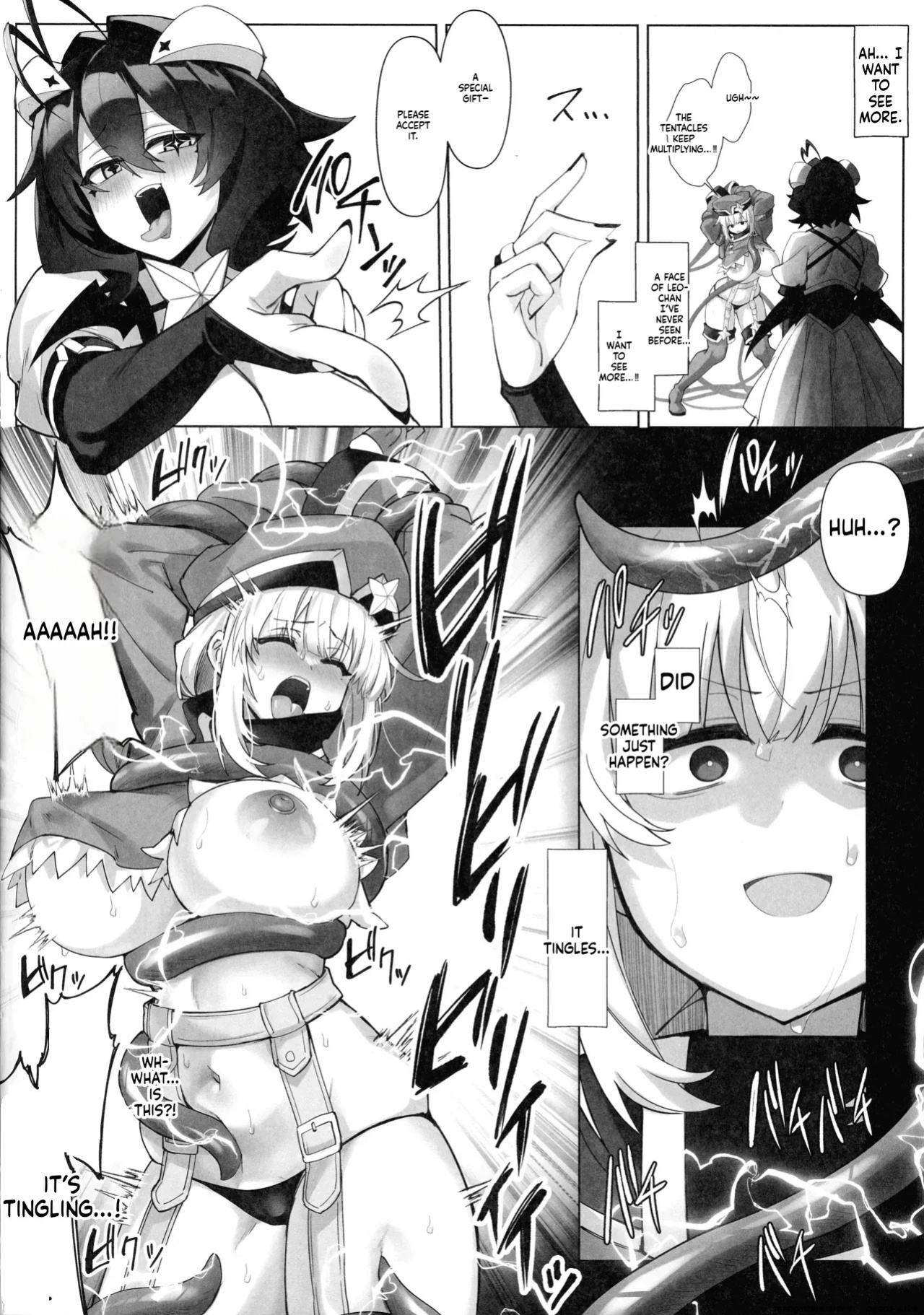 (Magia Baiser ni Miserarete 5) [Neruneru 7mm (Nanami Neru)] Bousouchu no Leo-chan o Dengeki Seisai! (Mahou Shoujo ni Akogarete) [English] [SCANMTL]