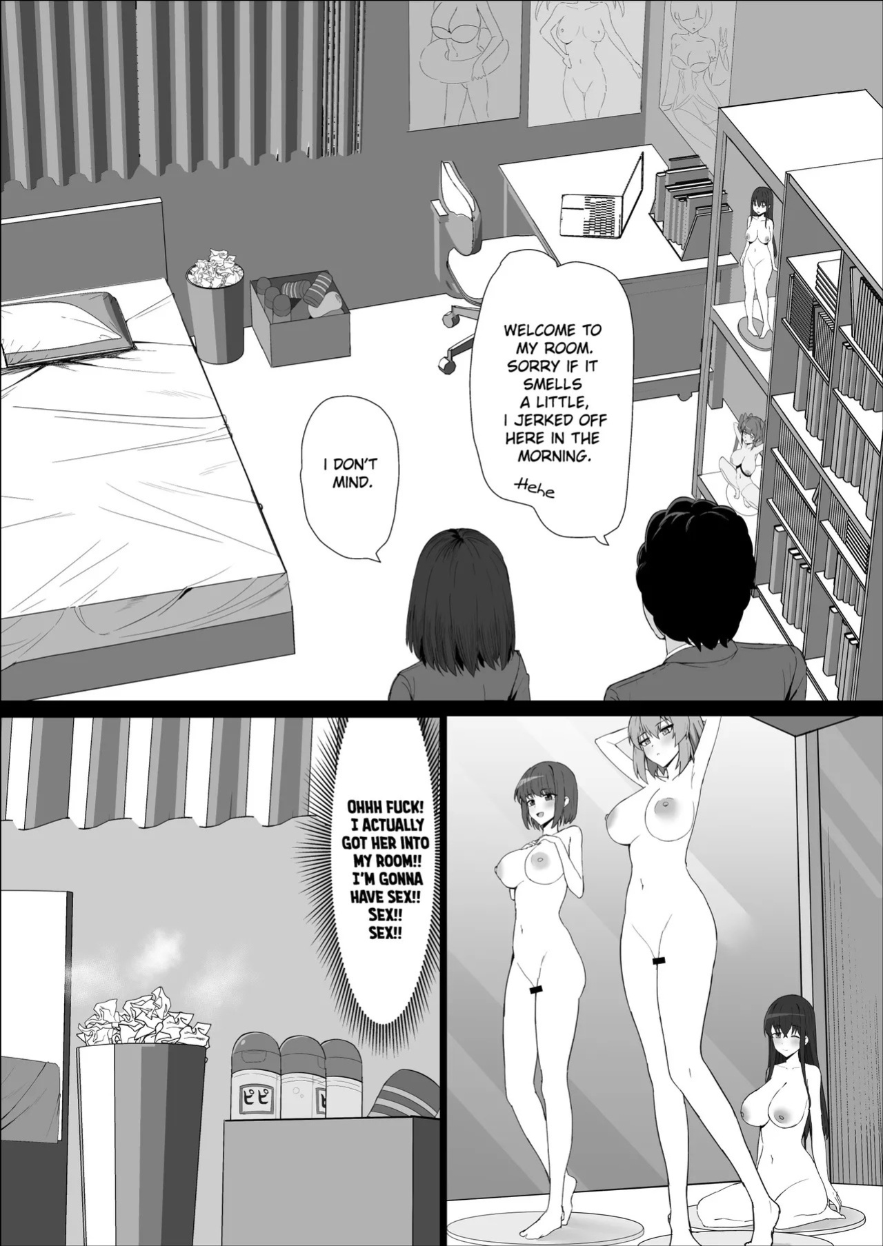 [Shoujo Tetsu (Ariatorai)] Muhyoujou Osananajimi ga Kimo Ota ni Ubawarete Love Love Berochuu Ecchi Shiteita | My Expressionless Childhood Friend Was Snatched Away by a Creepy Otaku and Was Having Lovey-Dovey Tongue-Kissing Sex [English] [Chalklog]