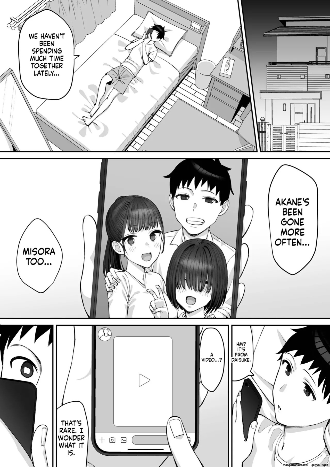 [Take Shinshi] My Childhood Friend Twins Become Another Man’s Onahole 1-3 [English]