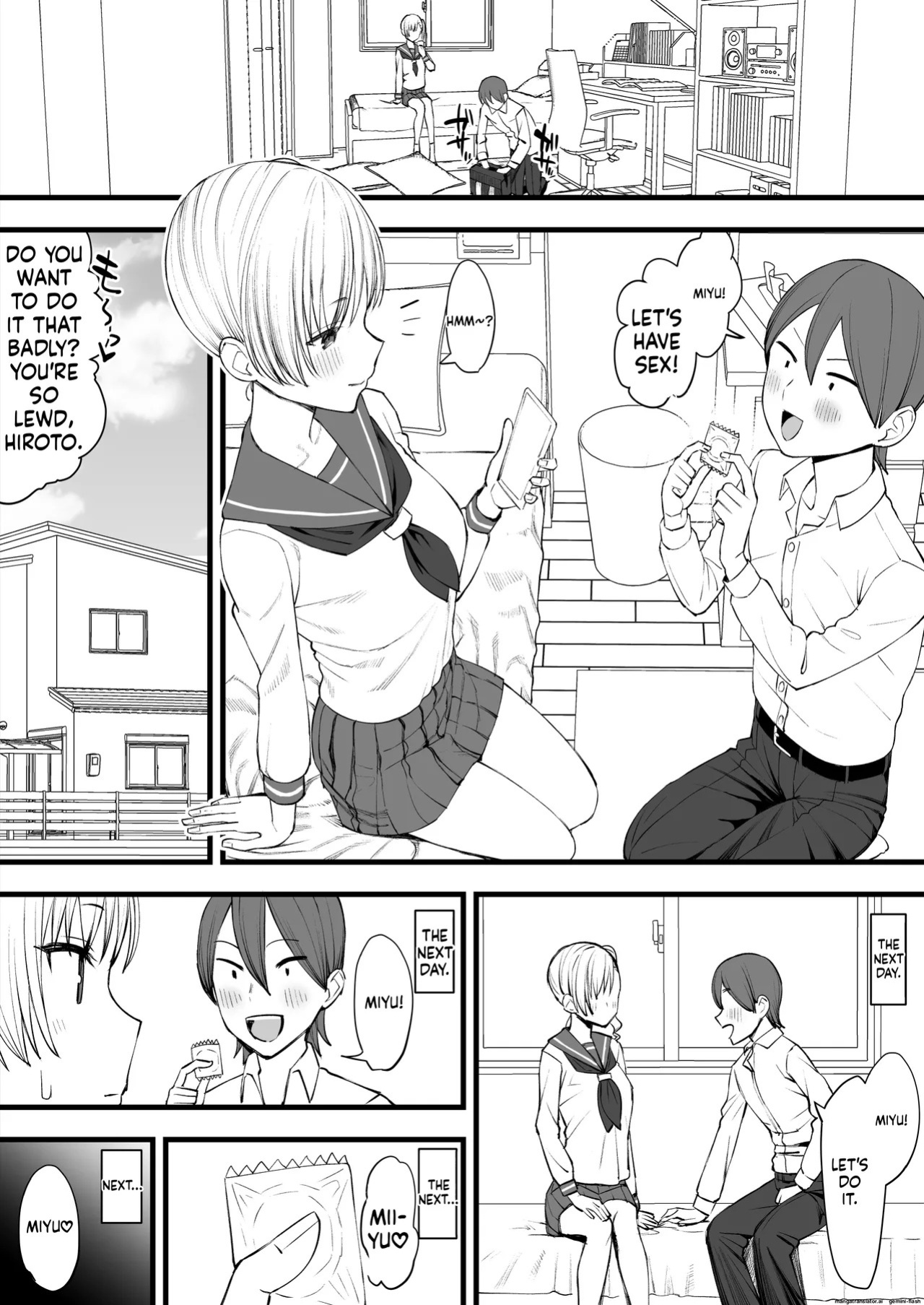 [Take Shinshi] Yarichin ga Tenkou Shite Kita! Netorare Kouhen | The Fuckboy Transferred in! Ntr Part 2 [English]