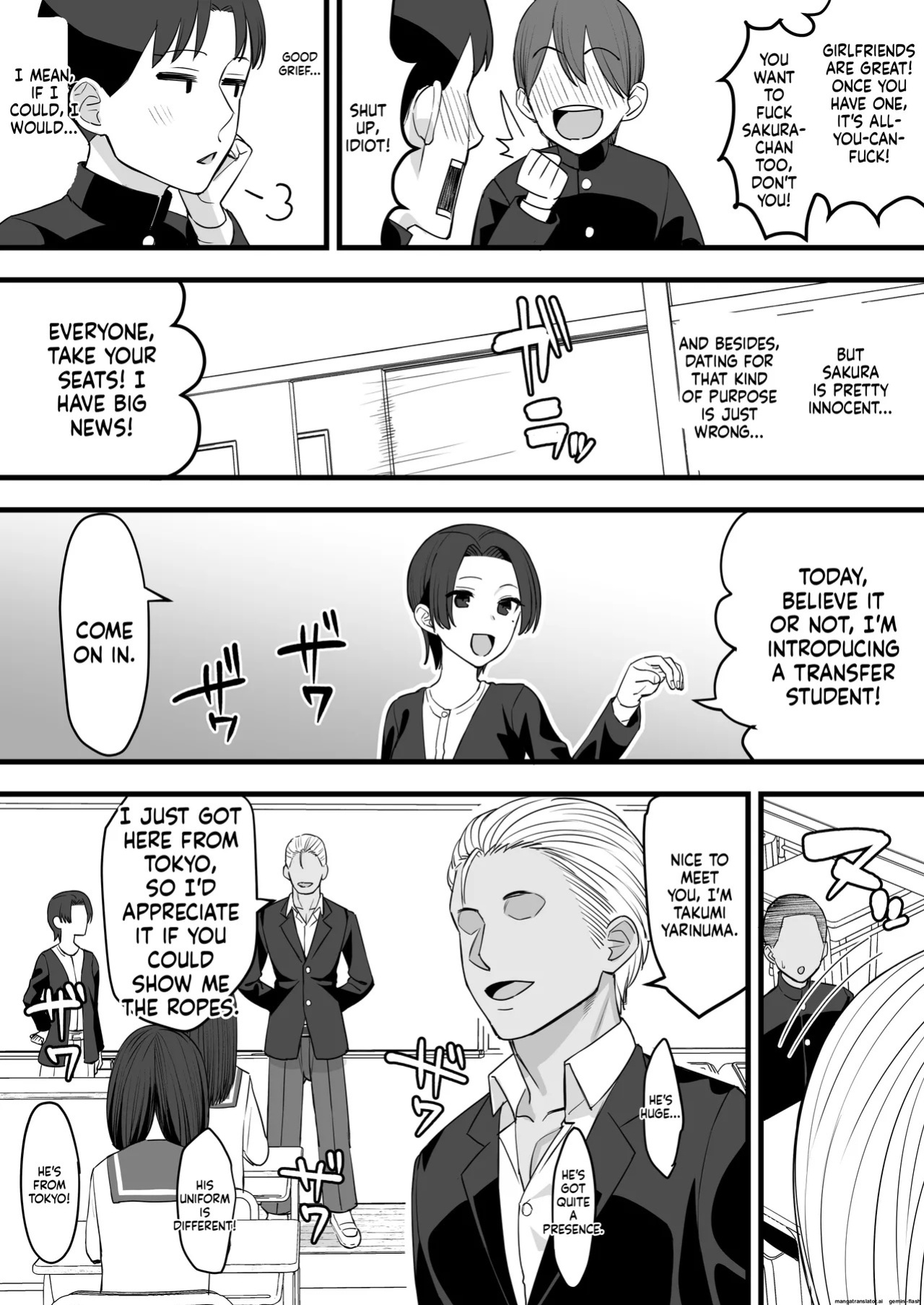[Take Shinshi] Yarichin ga Tenkou Shite Kita! BSS Hen | The Playboy Transferred in! BSS [English]