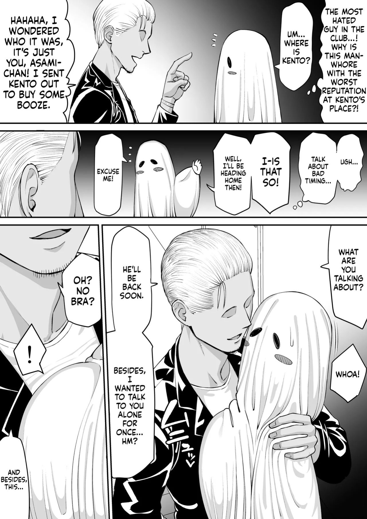 [Take Shinshi] Halloween Netorare, Kirawaremono no Senpai to Kanojo | Halloween NTR: The Hated Senior and the Girlfriend [English]