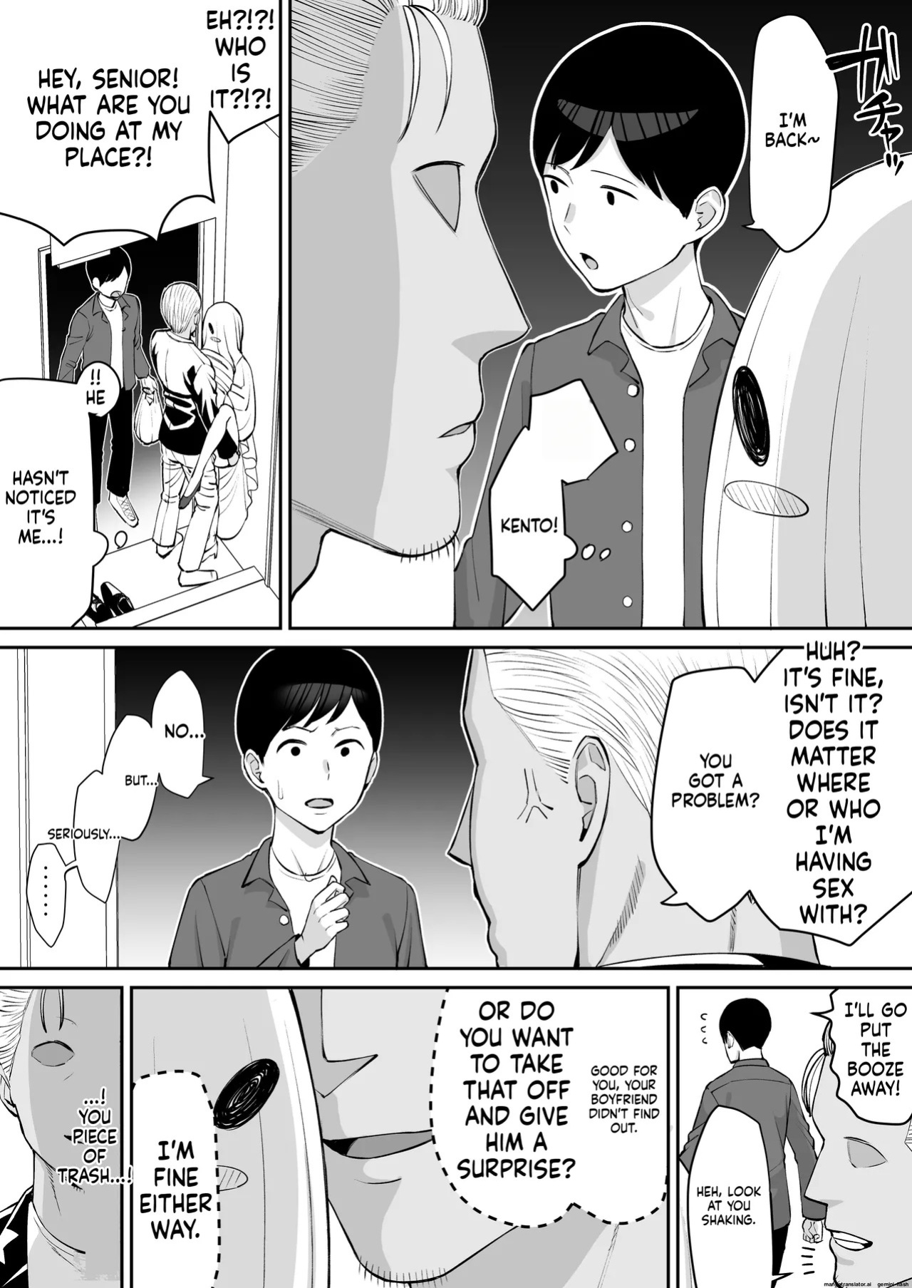 [Take Shinshi] Halloween Netorare, Kirawaremono no Senpai to Kanojo | Halloween NTR: The Hated Senior and the Girlfriend [English]