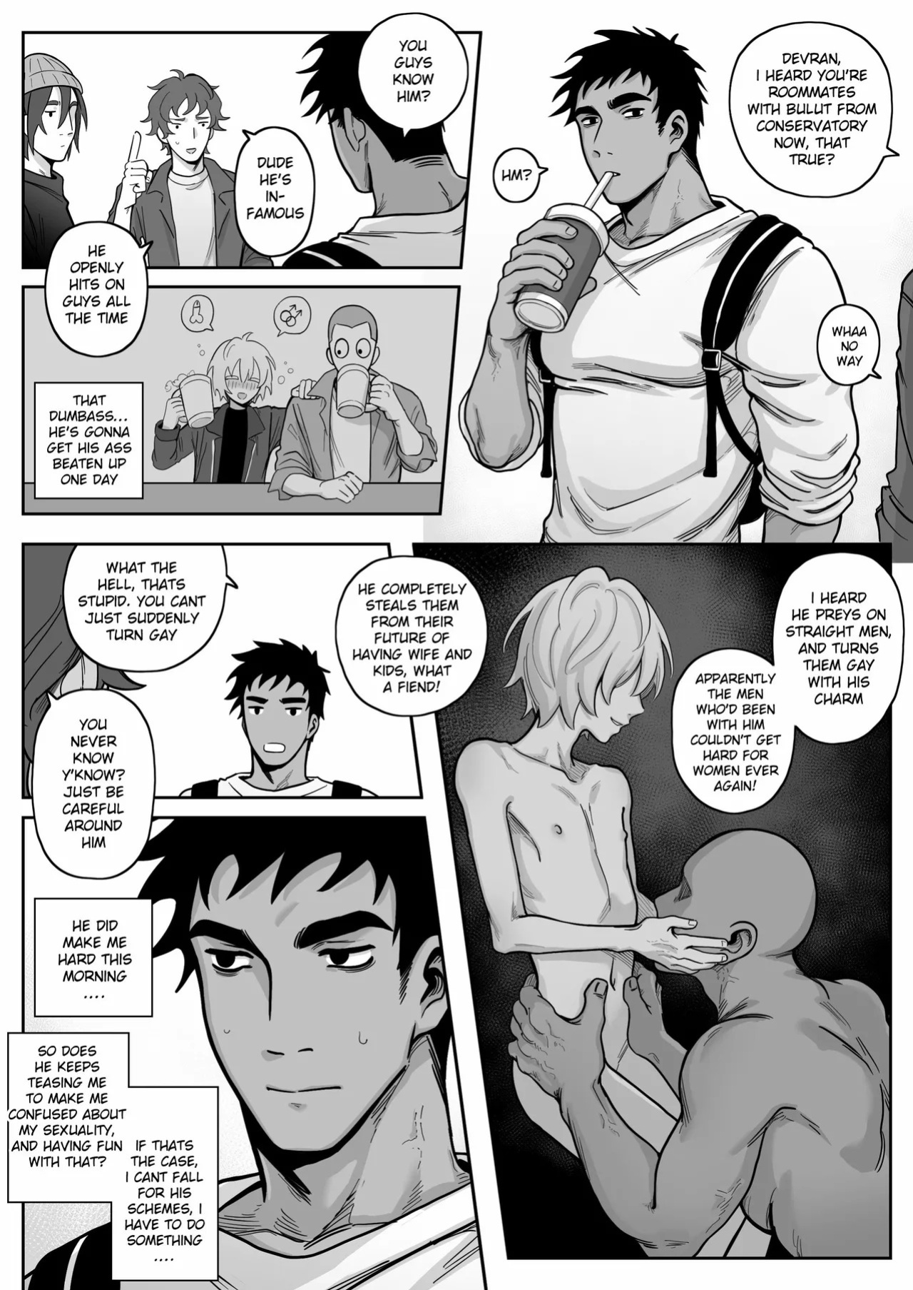 [Schweinchen31] Dosukebena Roommate o Wakara Seru Hanashi | Teaching My Perverted Roommate a Lesson [English]