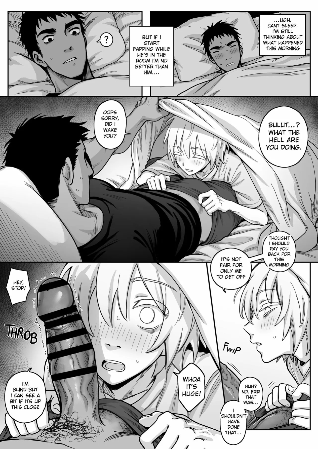 [Schweinchen31] Dosukebena Roommate o Wakara Seru Hanashi | Teaching My Perverted Roommate a Lesson [English]