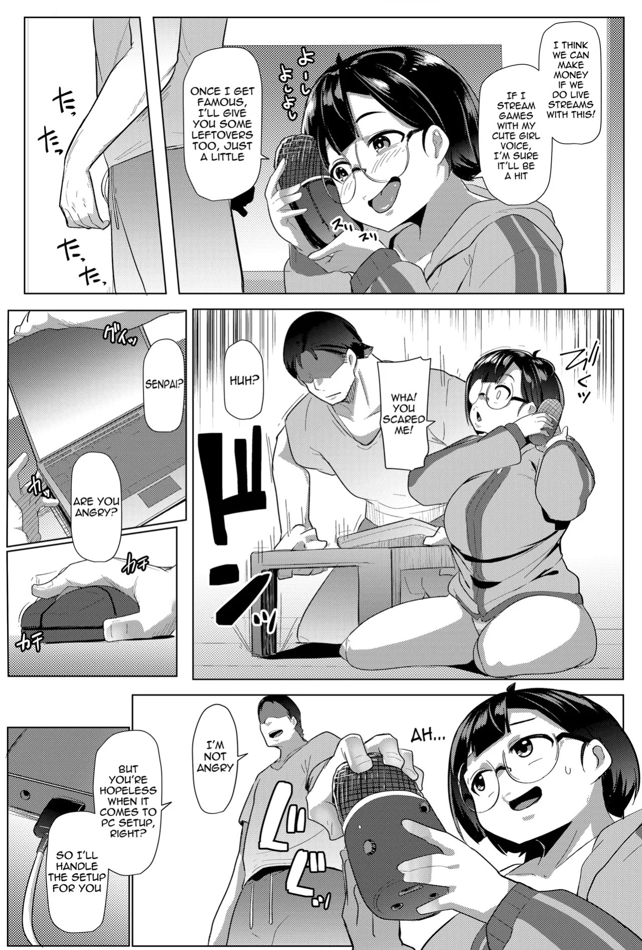 [Hitsuji Kikaku (Muneshiro)] Kouhai in the Home [English] [meganekun_tl] [Digital]