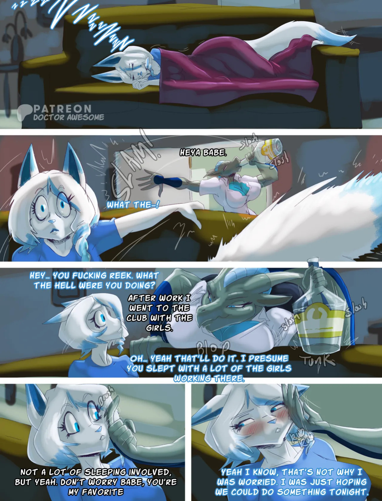 [Doctor Awesome] Biggestguyest Comic: After the Party