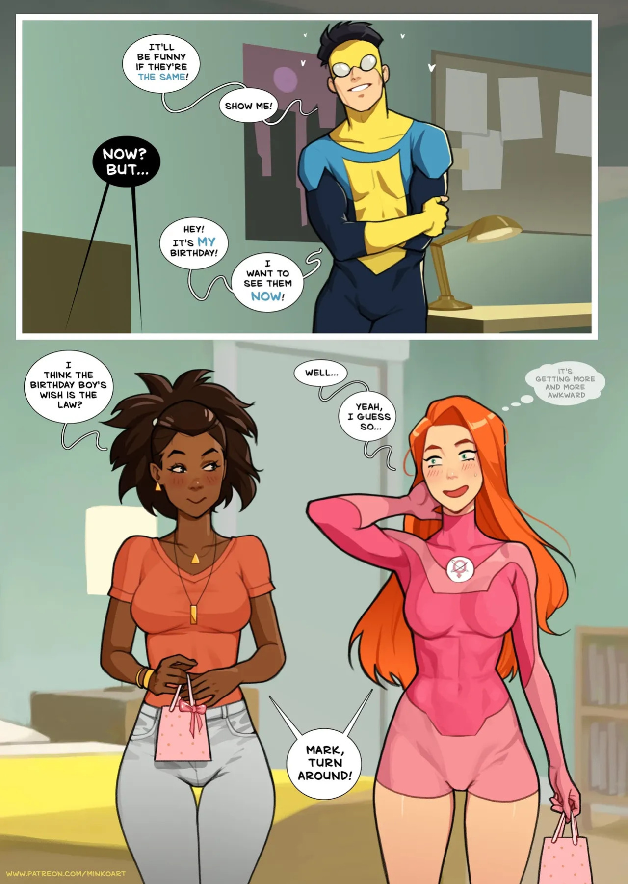 [Olena Minko] Mark's Birthday (Invincible)