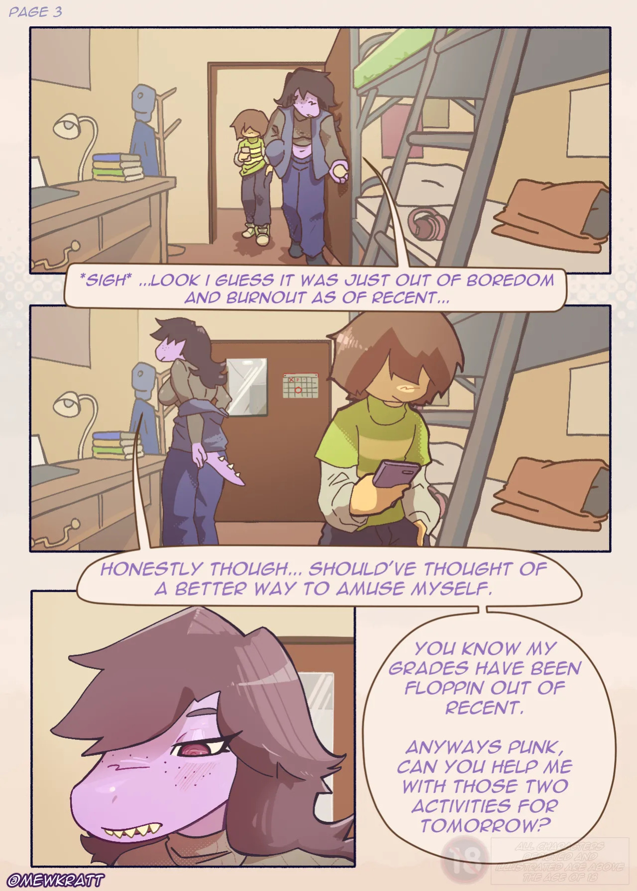 [MewKratt] Totally Responsible Dorkmates (Deltarune)