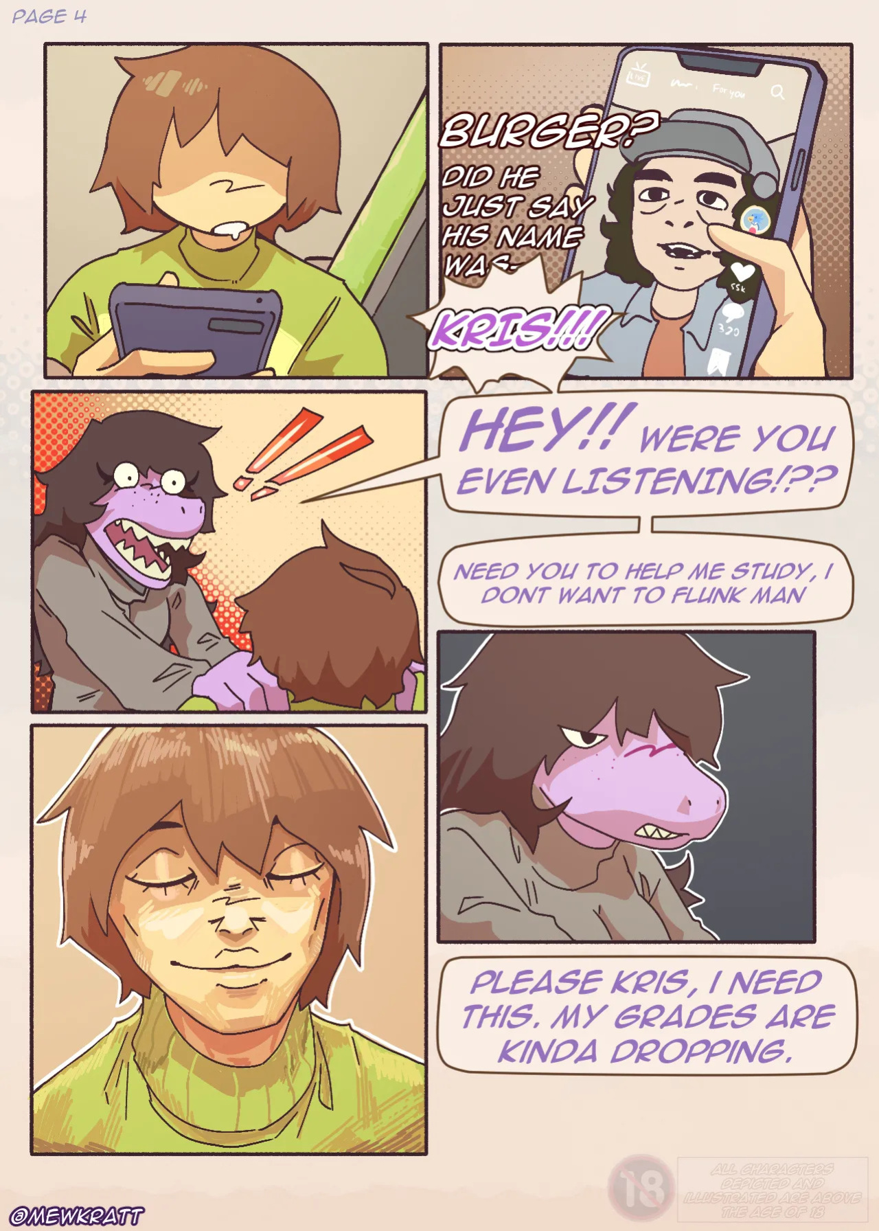 [MewKratt] Totally Responsible Dorkmates (Deltarune)