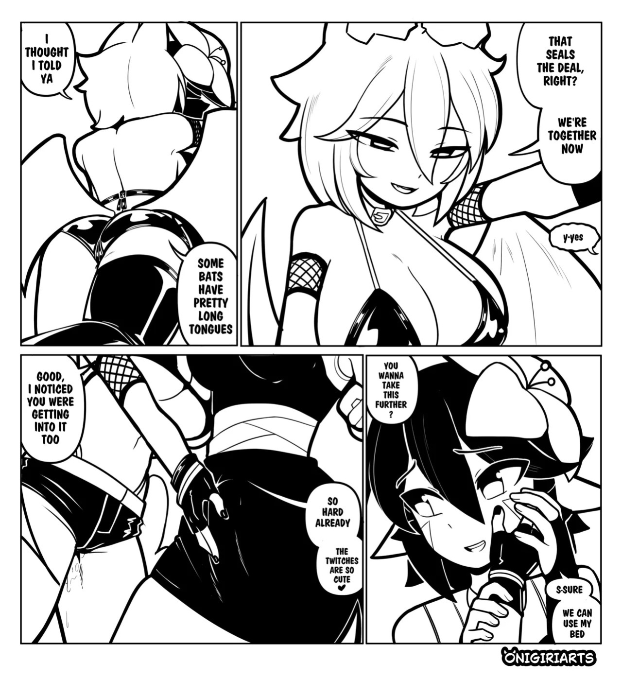 Mio x Iris Doujinshi ENGLISH (Monstergirl x Monstergirl-futanari) by Onigiriarts-Monstralgam