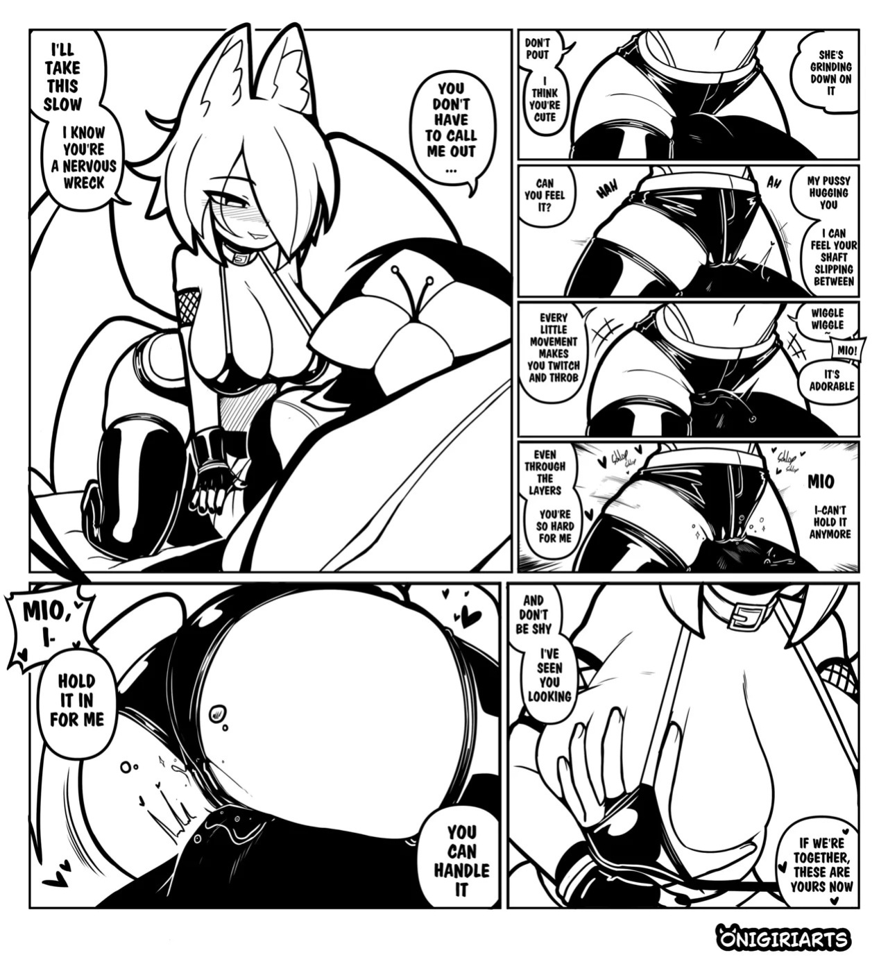 Mio x Iris Doujinshi ENGLISH (Monstergirl x Monstergirl-futanari) by Onigiriarts-Monstralgam