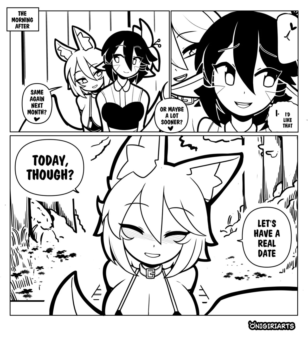 Mio x Iris Doujinshi ENGLISH (Monstergirl x Monstergirl-futanari) by Onigiriarts-Monstralgam
