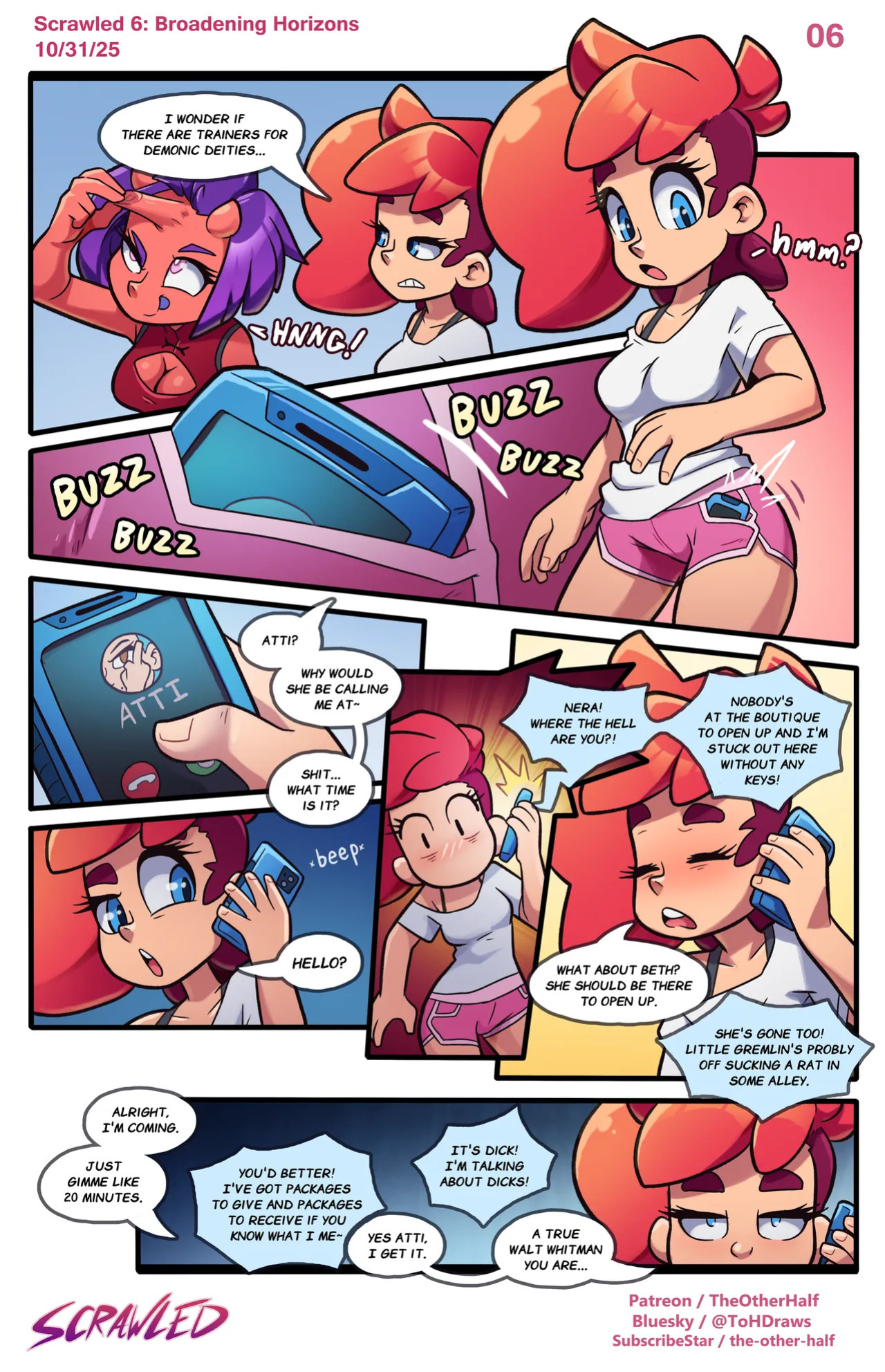 [TheOtherHalf] Scrawled 6: Broadening Horizons (Ongoing)