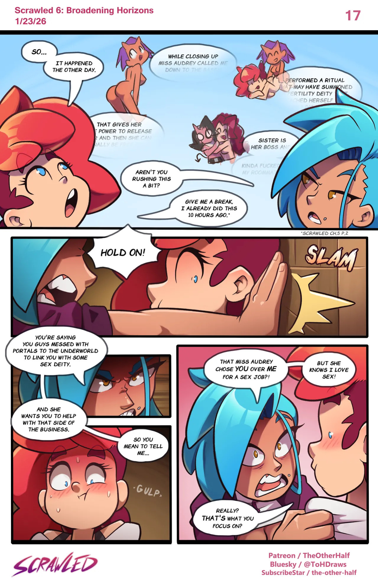 [TheOtherHalf] Scrawled 6: Broadening Horizons (Ongoing)