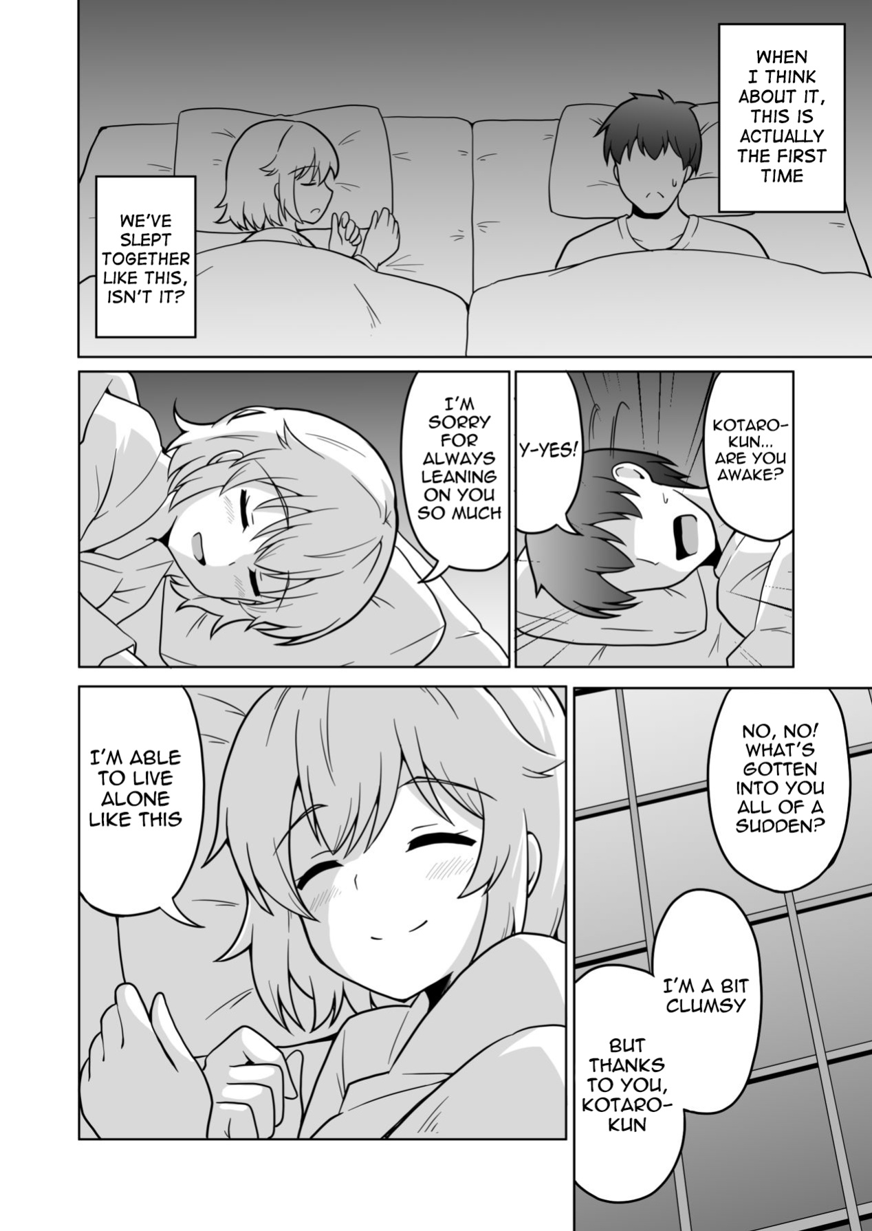[Anpuraria (ki-51)] Apart no Otonari-san ga Yarasete Kureru Hanashi 4 | My Nextdoor Neighbor Let Me Fuck Her 4 [English] [meganekun_tl]