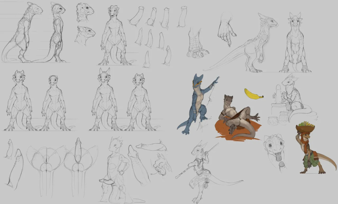 [Various] Big hat kobold (OC by fluffcat)